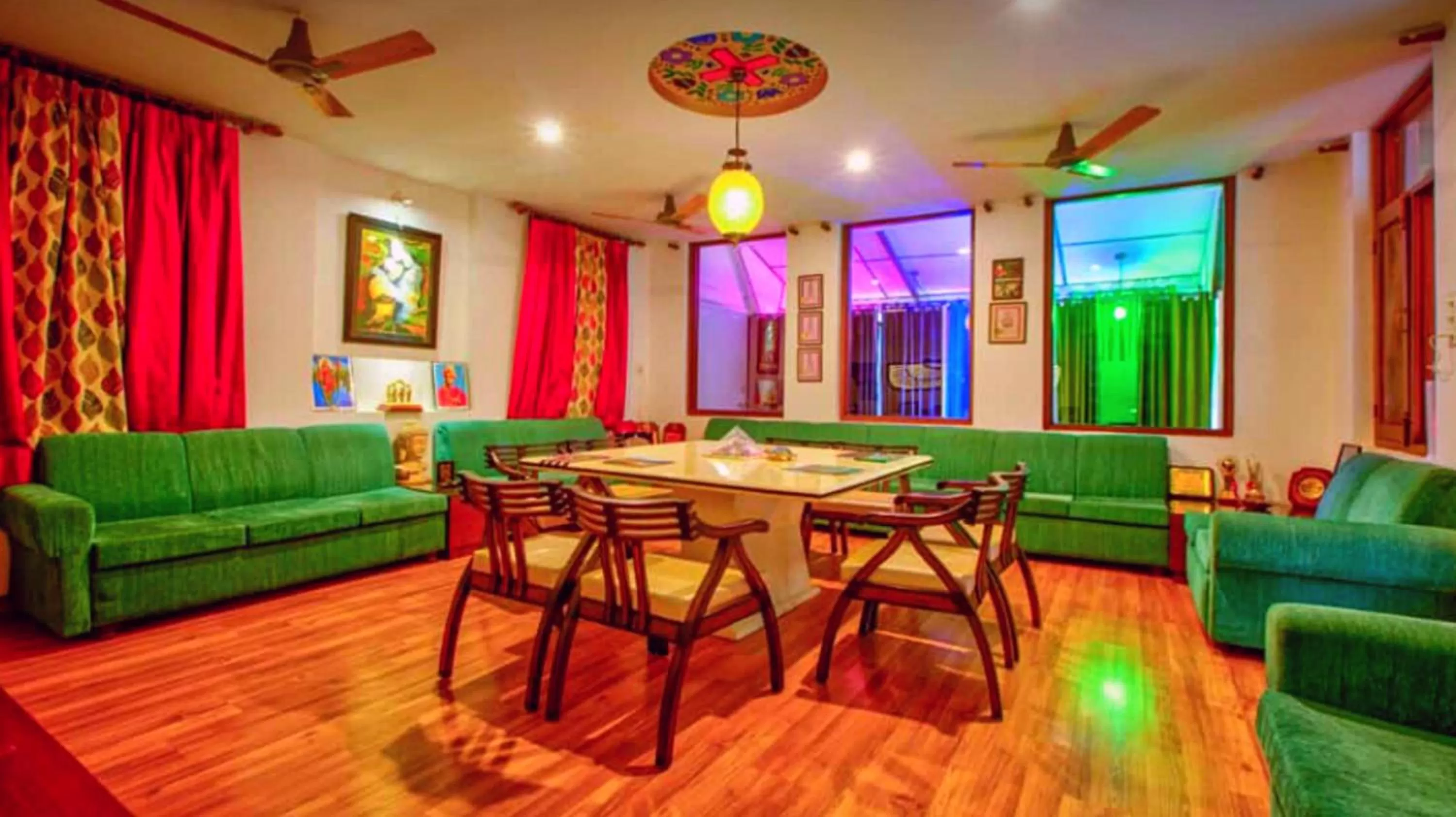 Evening entertainment in ShriGo Pyramid Home Divine - A Wellness Resort