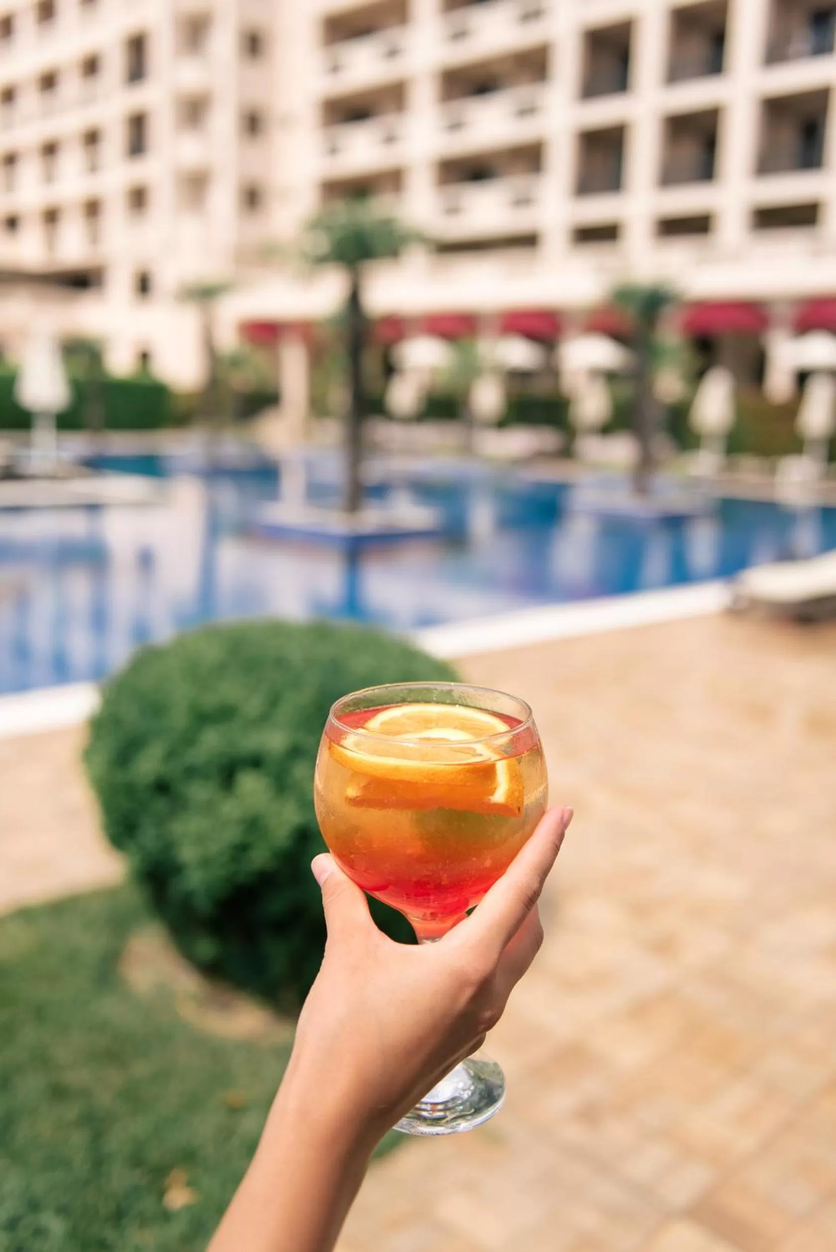 Swimming pool in Primoretz Grand Hotel & Spa