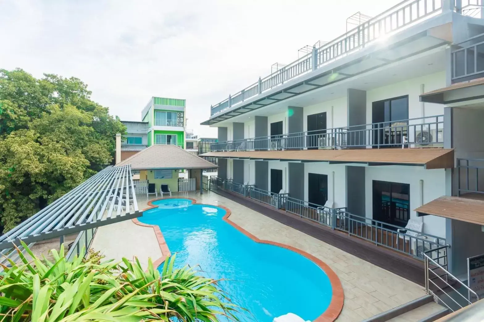 Property building, Swimming Pool in CHA AM MY HOUSE Resort