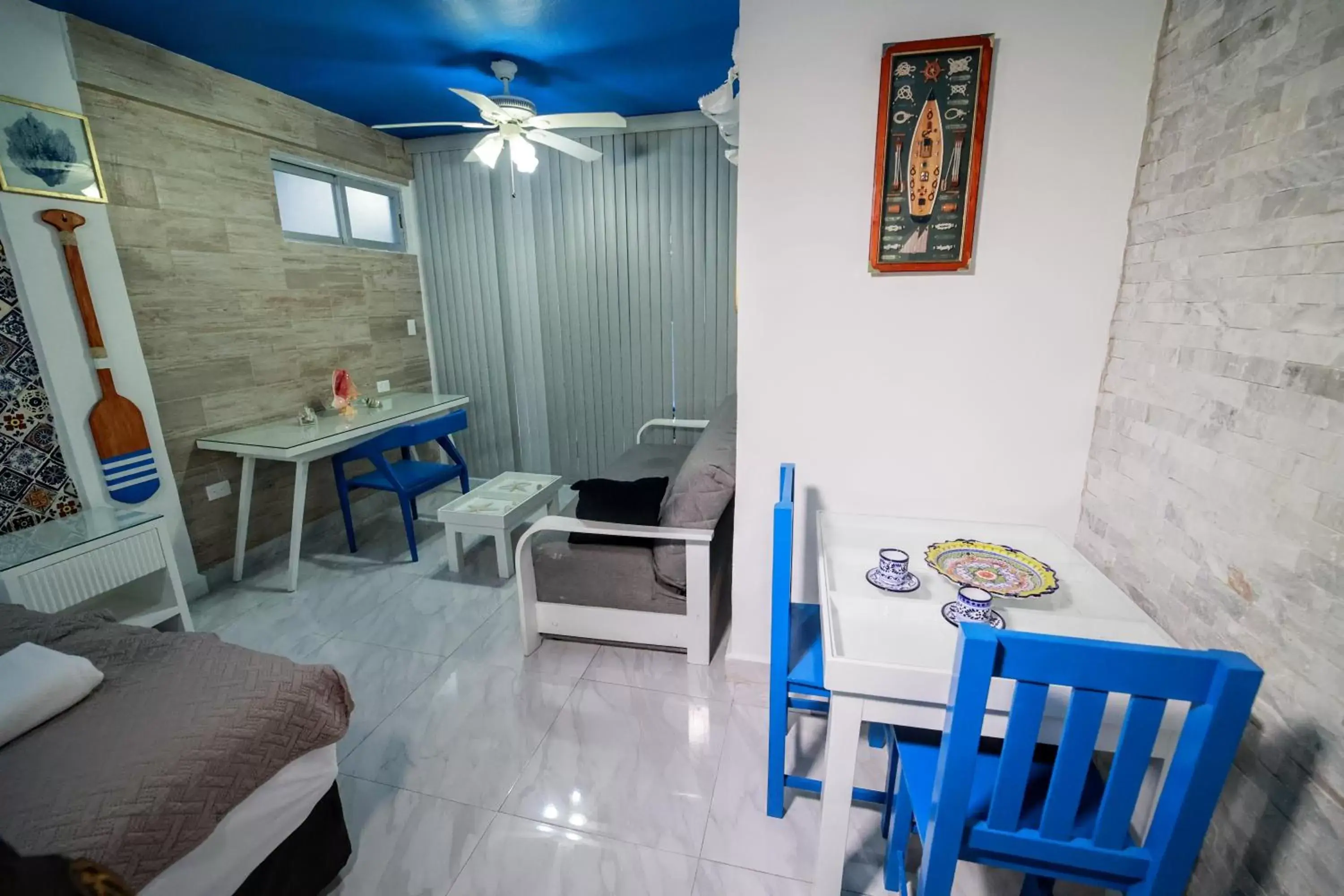 Living room, Dining Area in Casa María