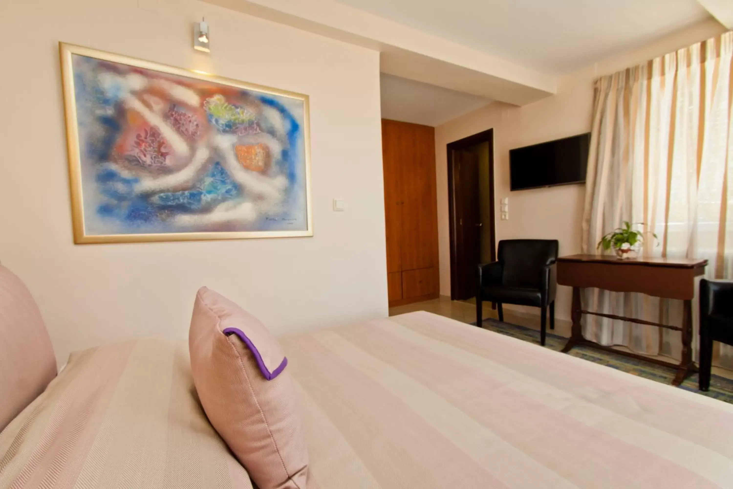 Bedroom, Room Photo in Triton Hotel Piraeus