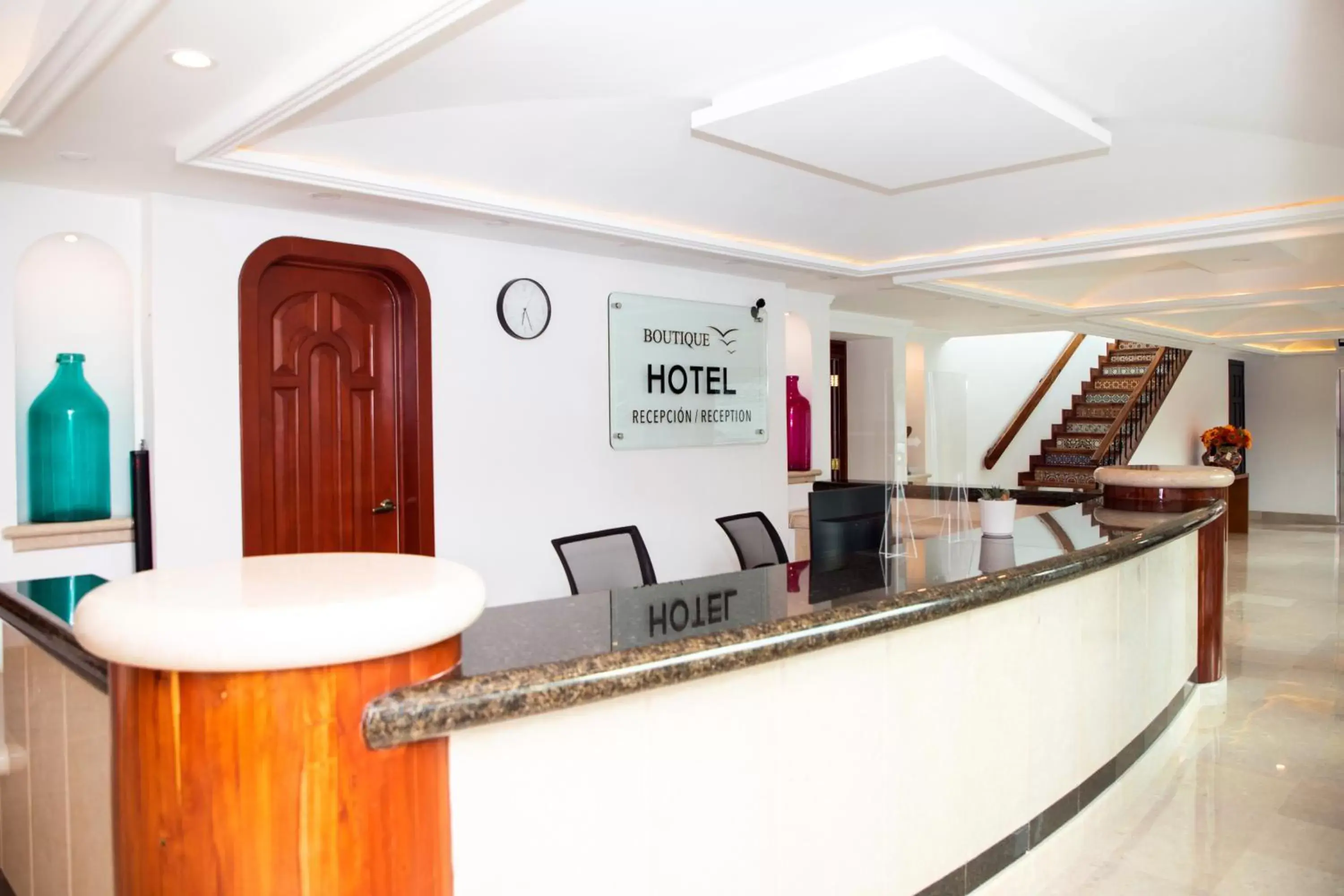 Lobby or reception in Hotel Boutique Plaza Doradas