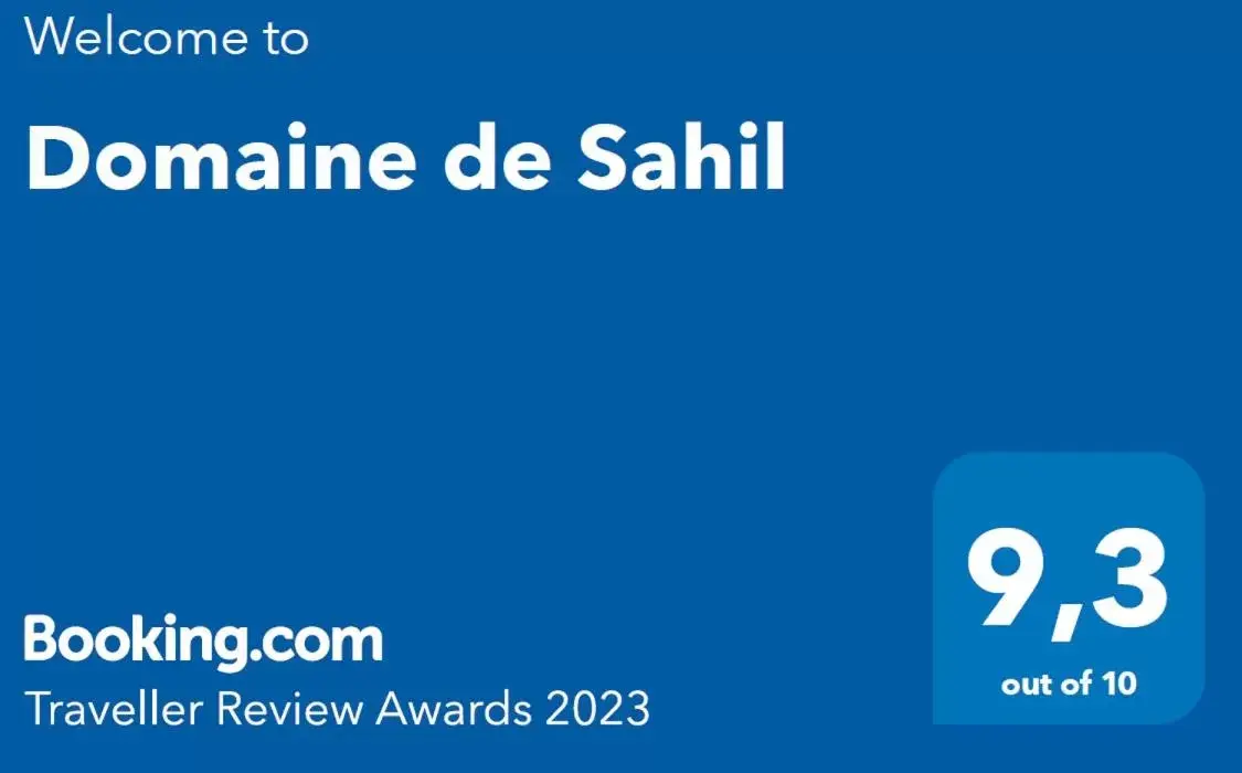 Logo/Certificate/Sign/Award in Domaine de Sahil