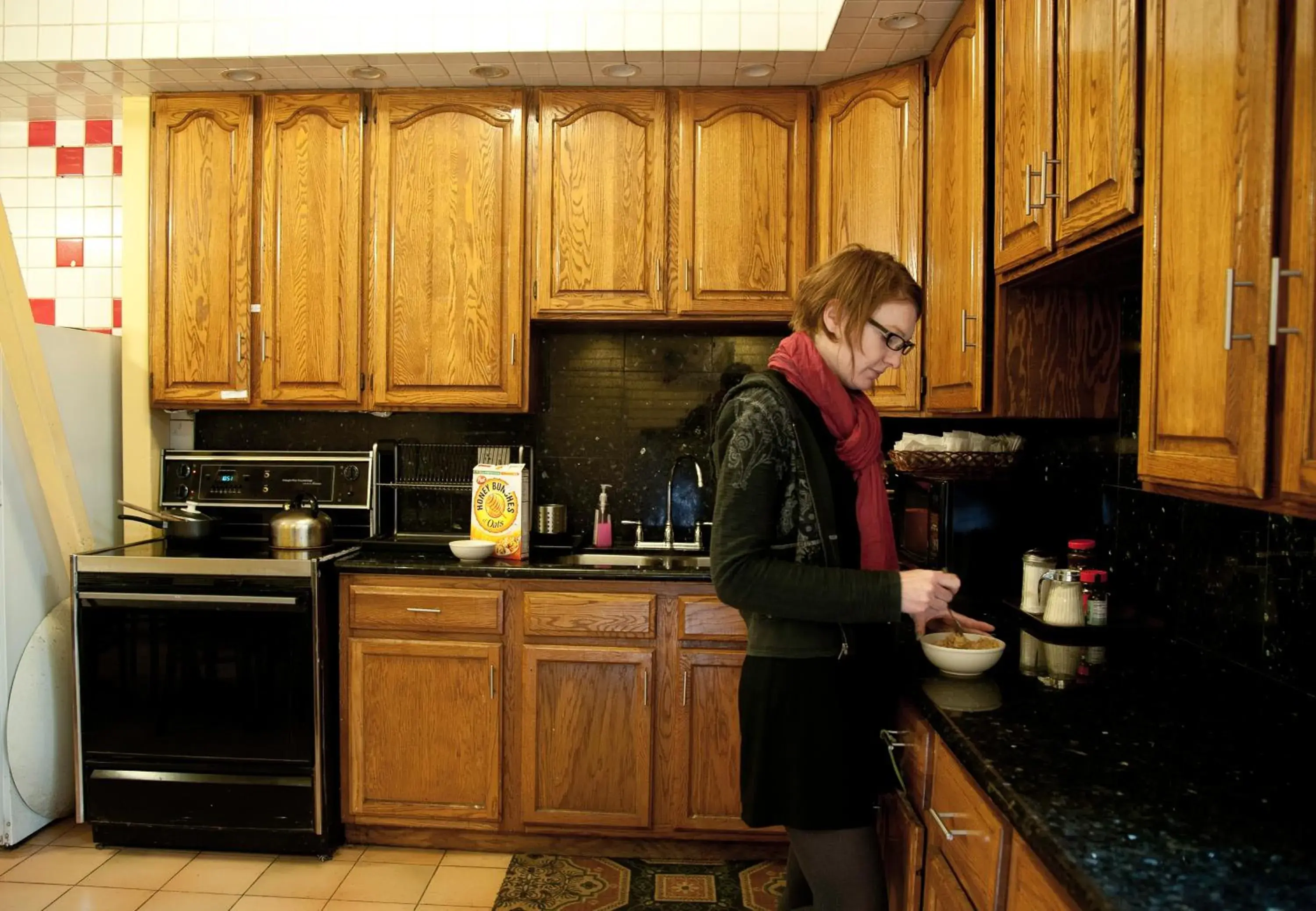 People in European Hostel People in European Hostel