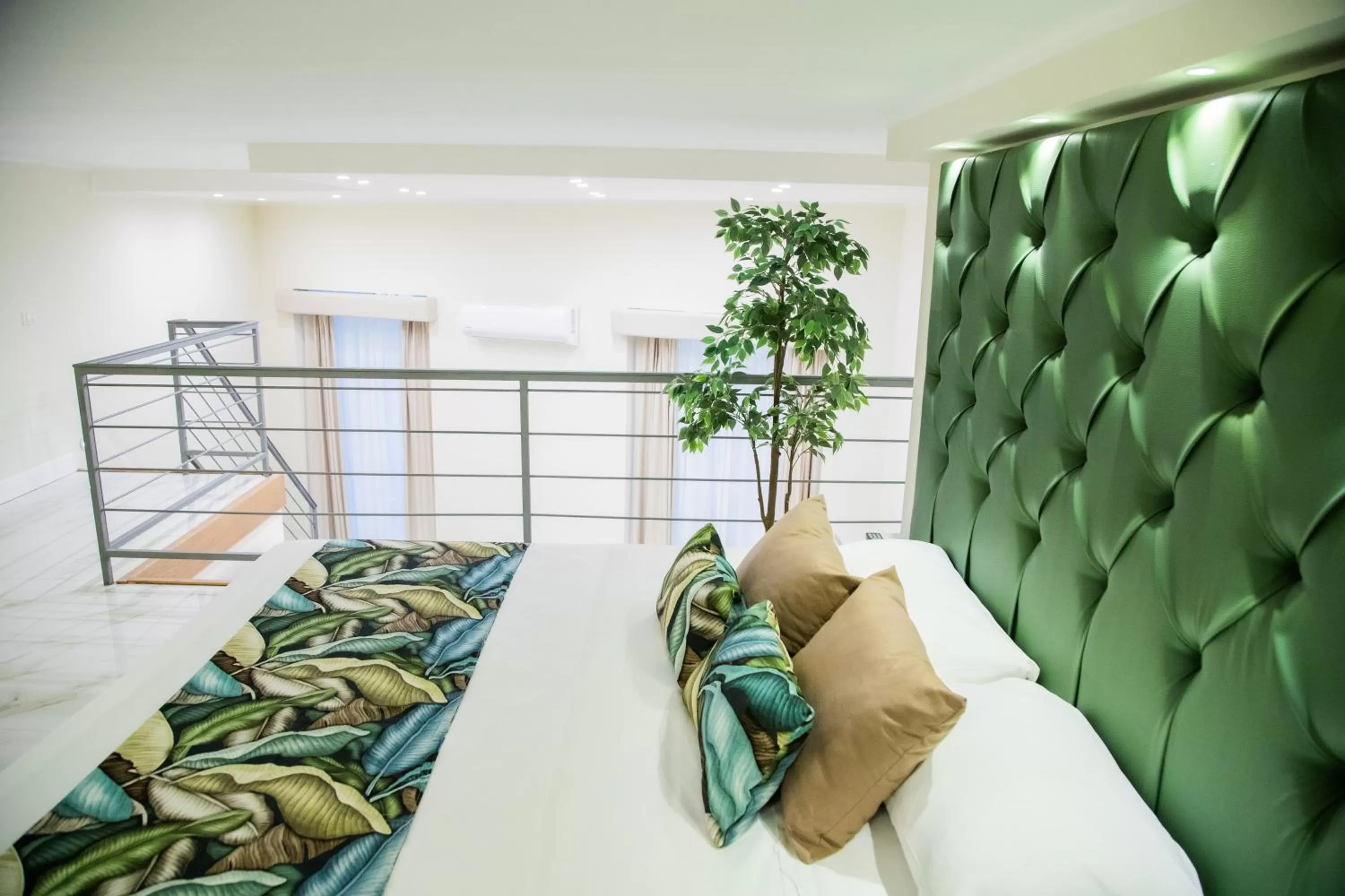 Bed in Gentile Suite