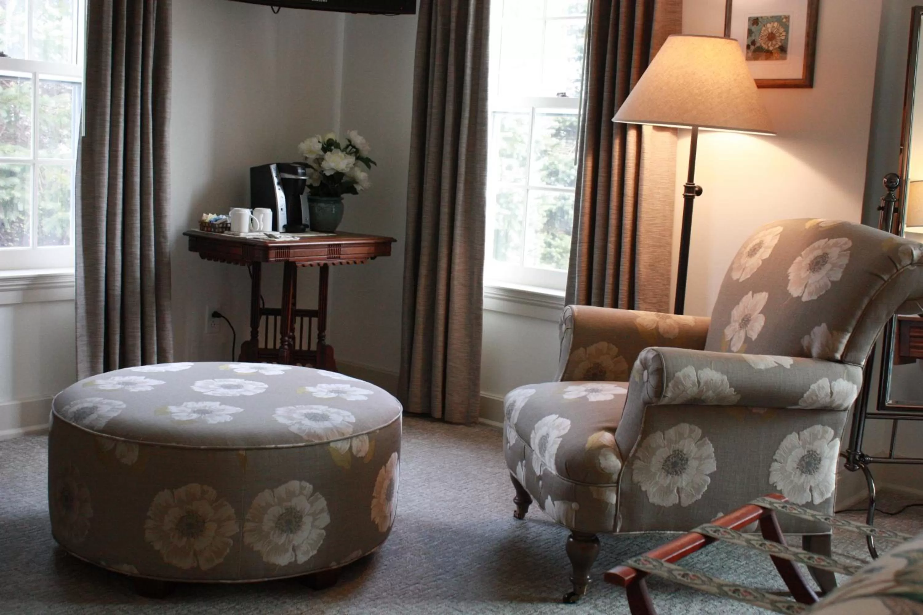 Seating area in The Old Lyme Inn