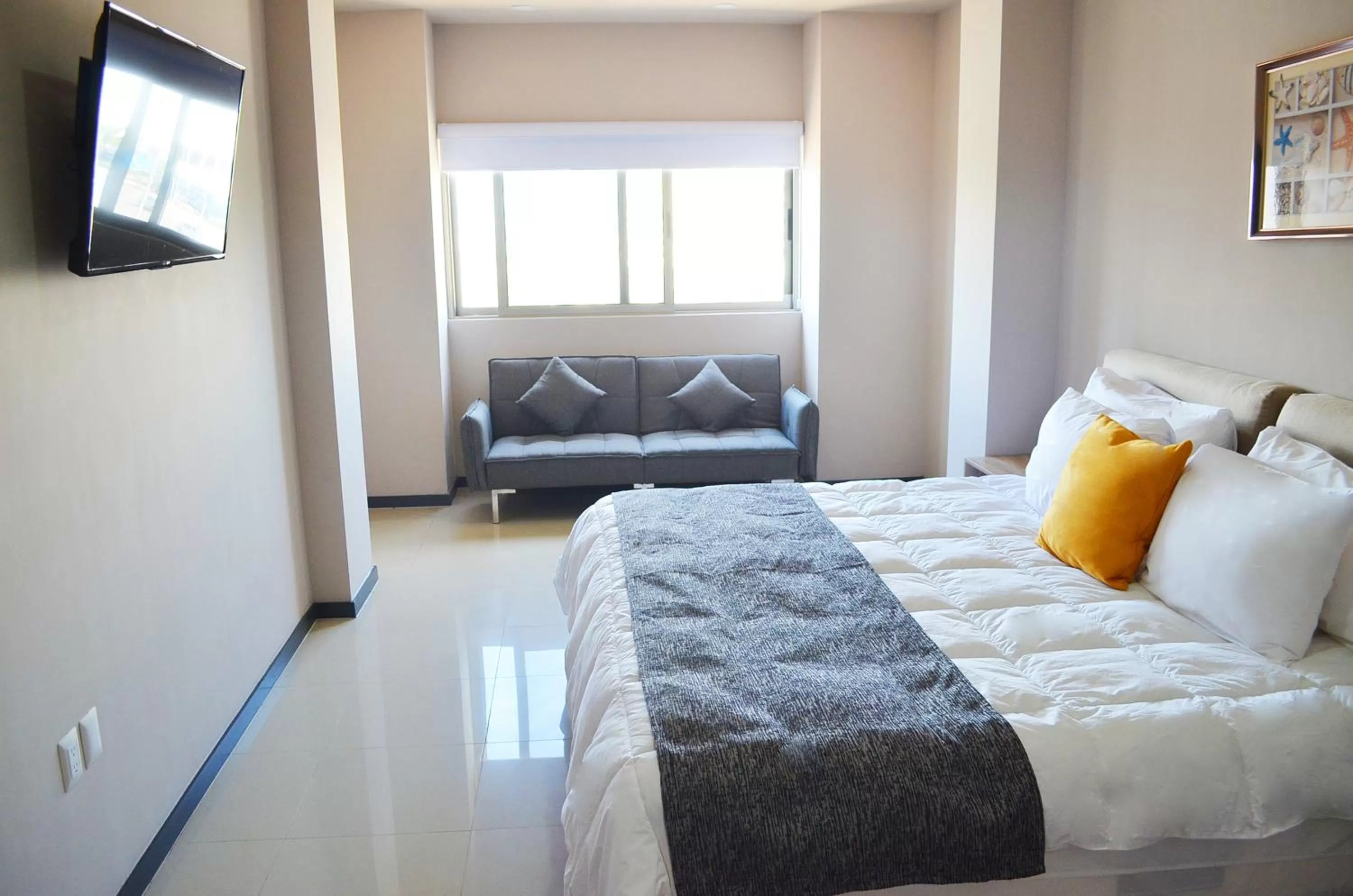 Bed in Bahia Marina Departamentos