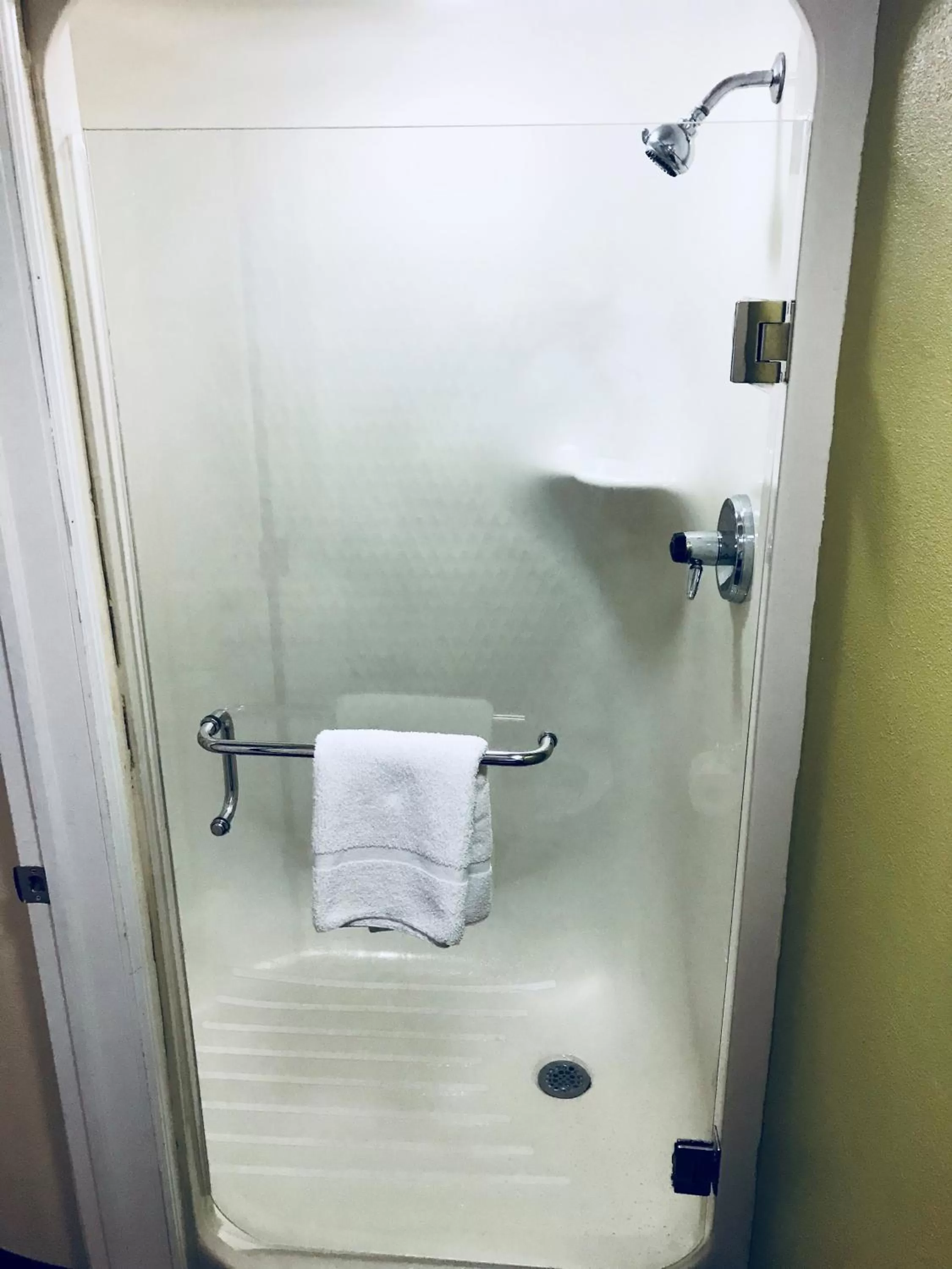 Shower in Baymont by Wyndham Newark at University of Delaware
