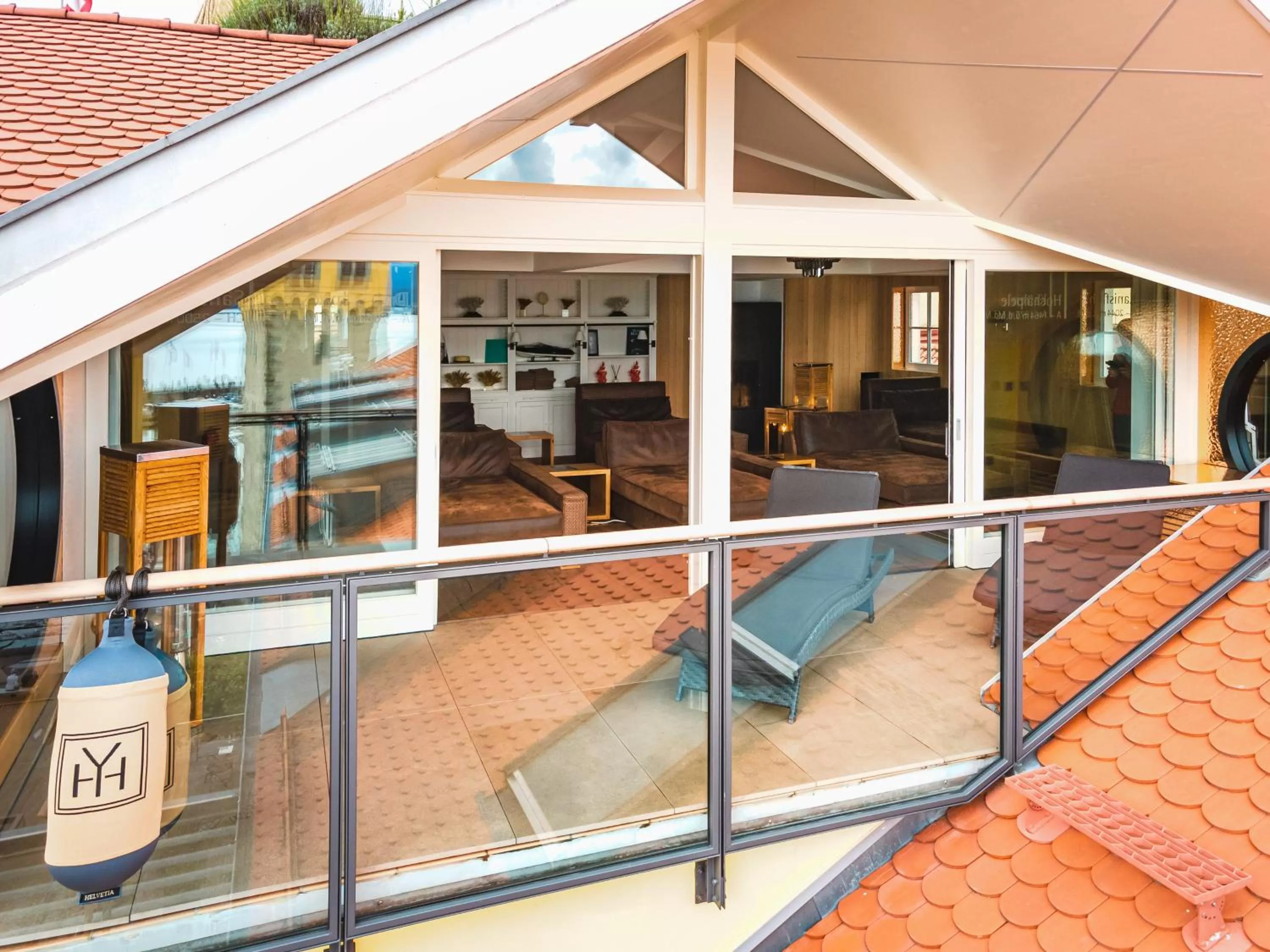 Bird's eye view in YachtHotel Helvetia Spa- und Wellnessdomizil