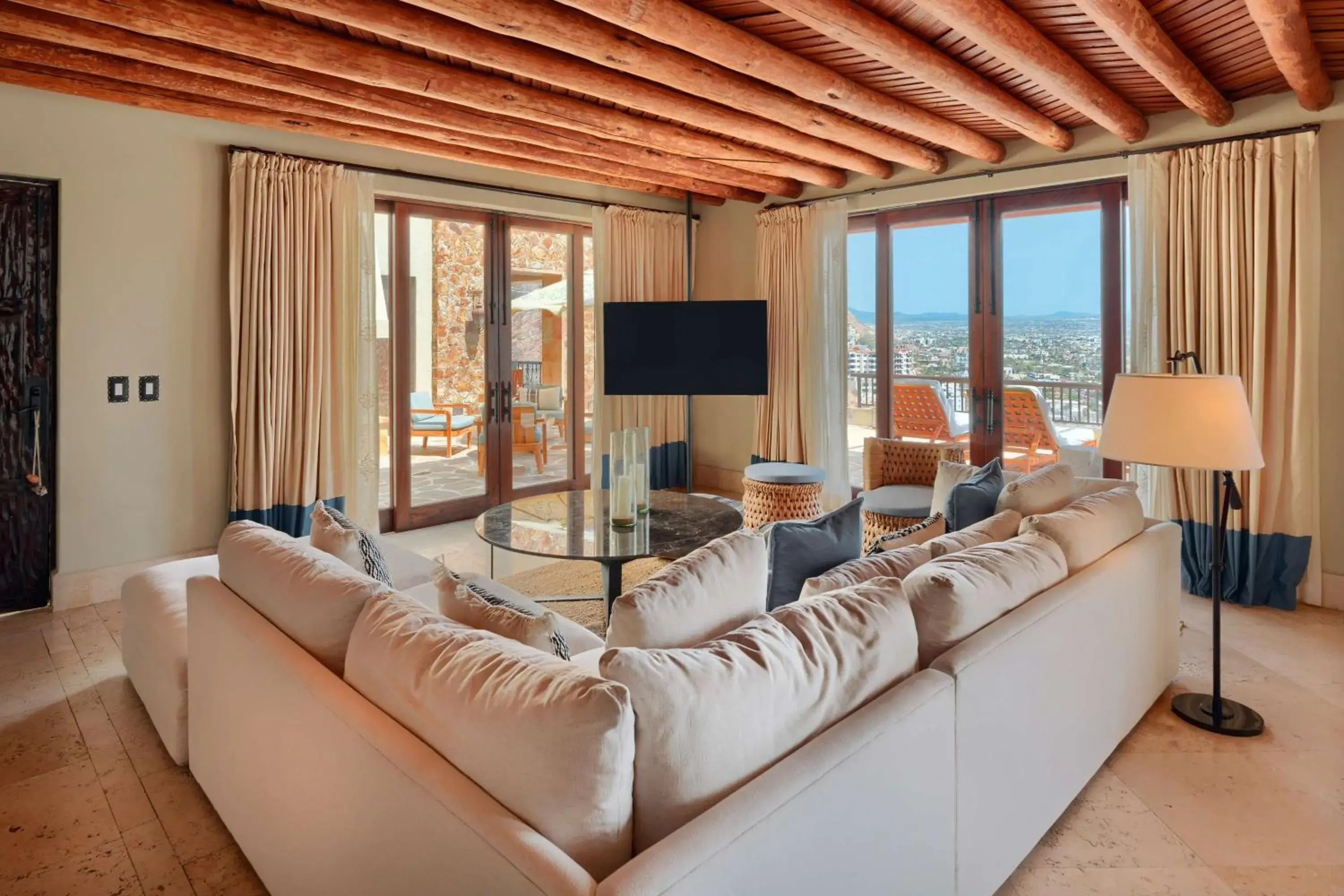 Living room, Seating Area in Waldorf Astoria Los Cabos Pedregal