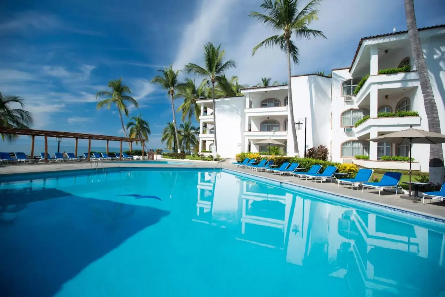 Property building, Swimming Pool in Vista Vallarta All Suites On The Beach