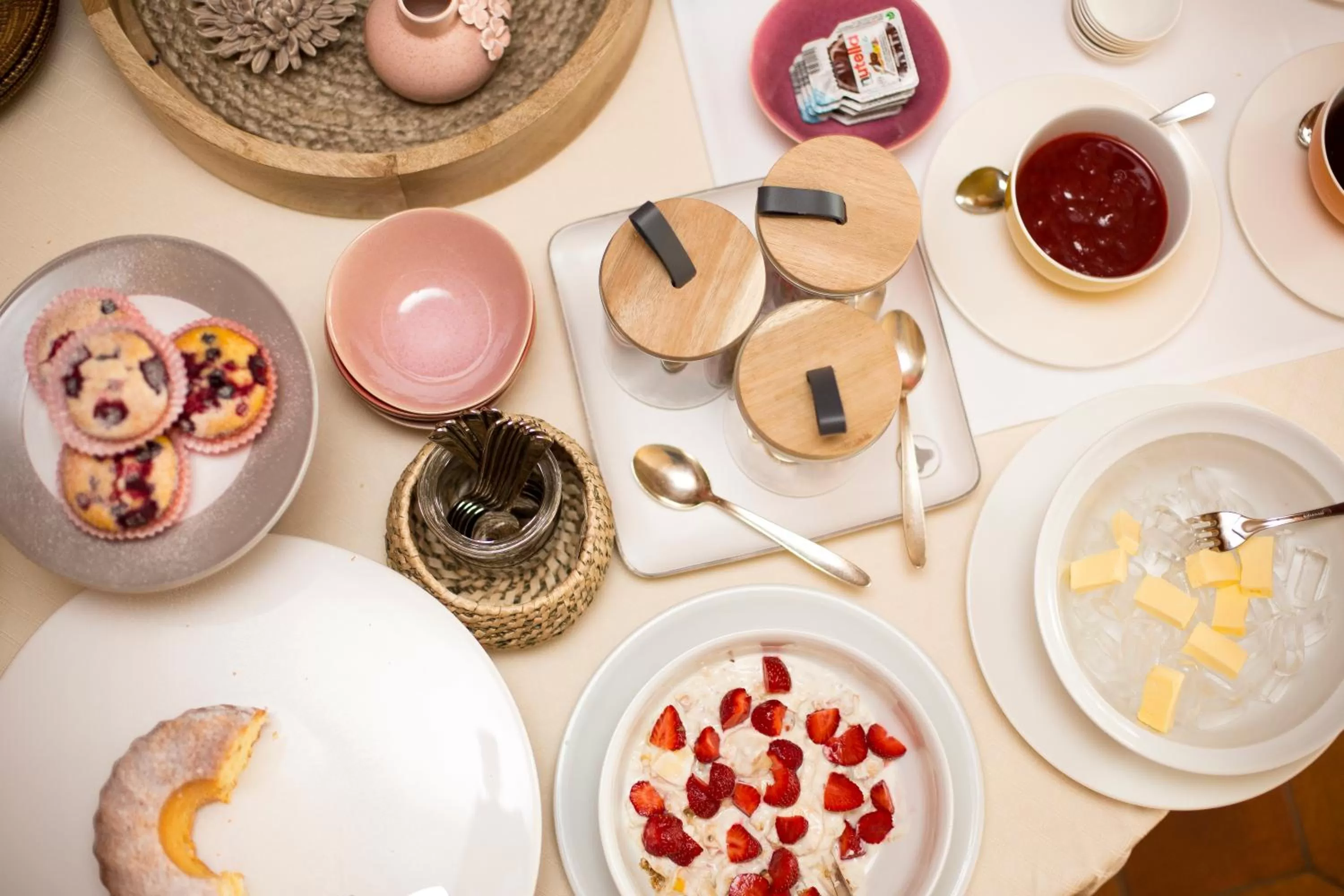 Buffet breakfast in Landhaus Maria Grün B&B