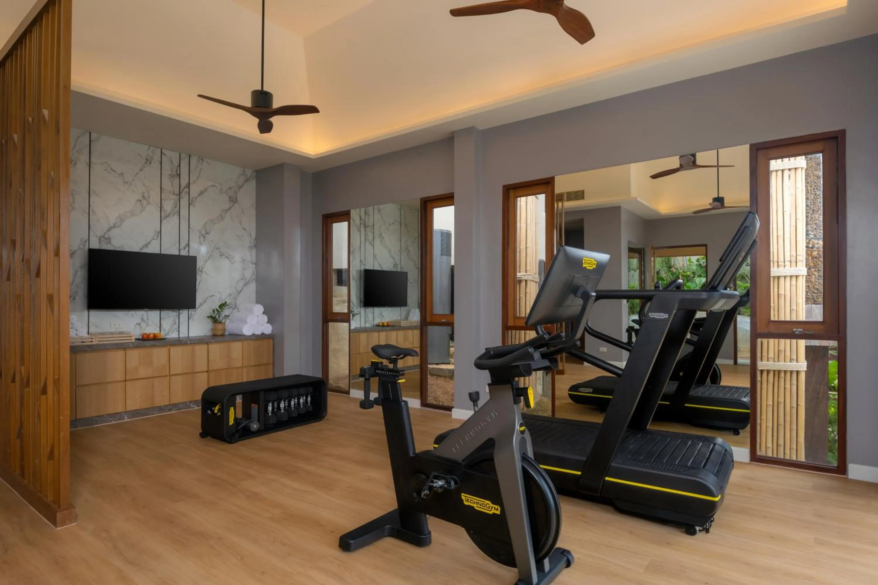 Fitness centre/facilities in SINAE Phuket Luxury Hotel