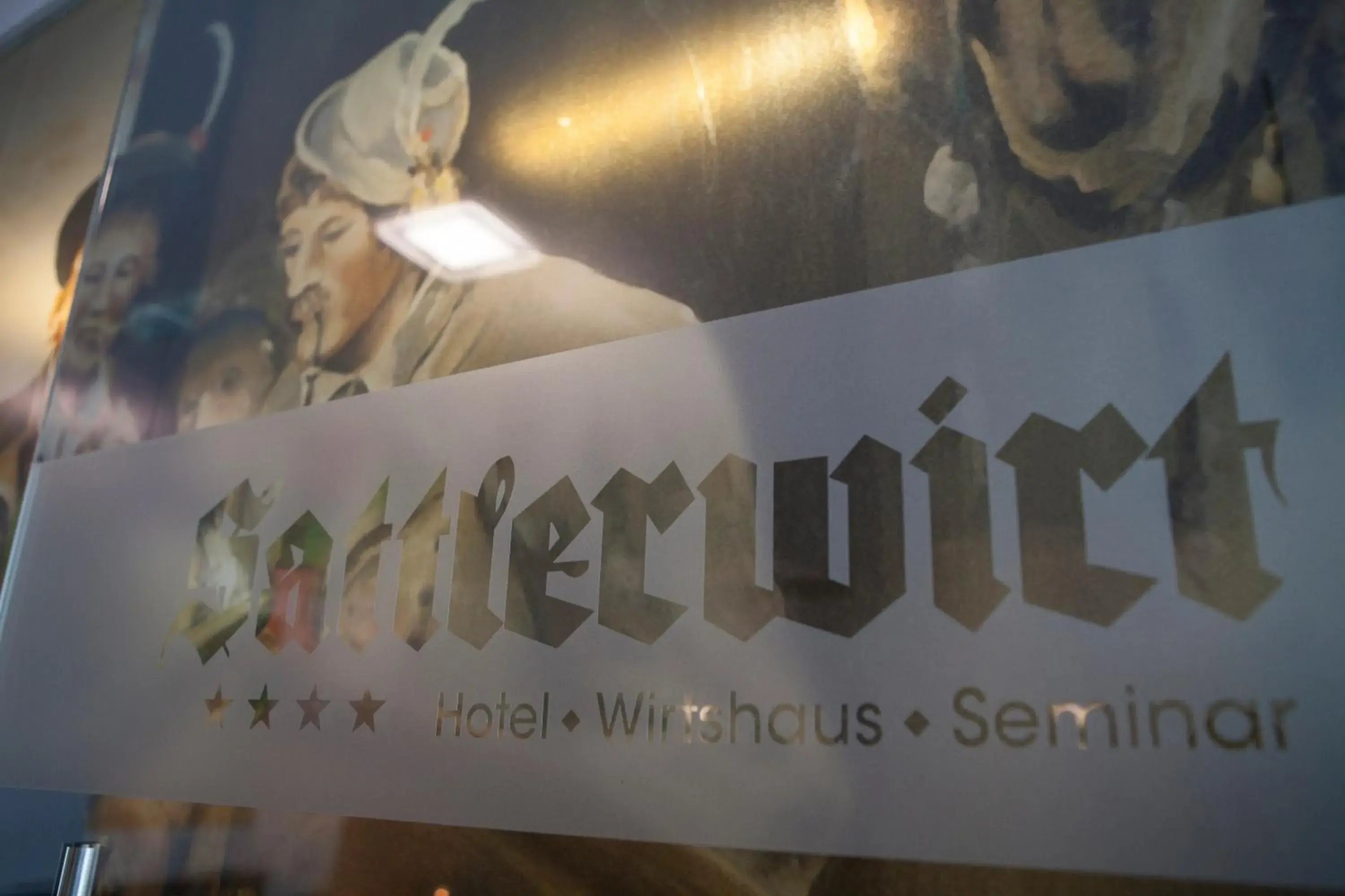 Logo/Certificate/Sign in Hotel Wirtshaus Sattlerwirt