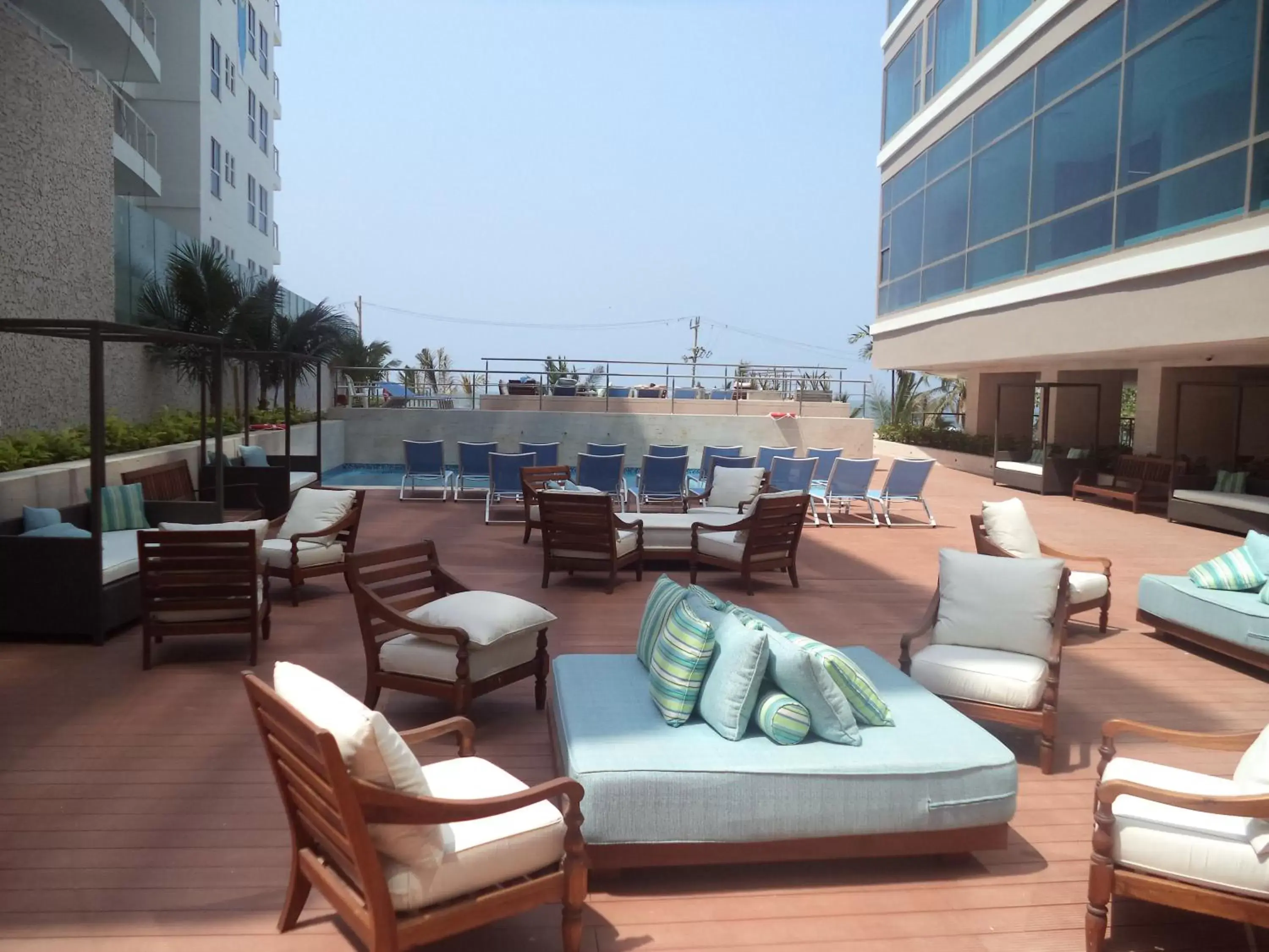 Balcony/Terrace in Radisson Cartagena Ocean Pavillion Hotel