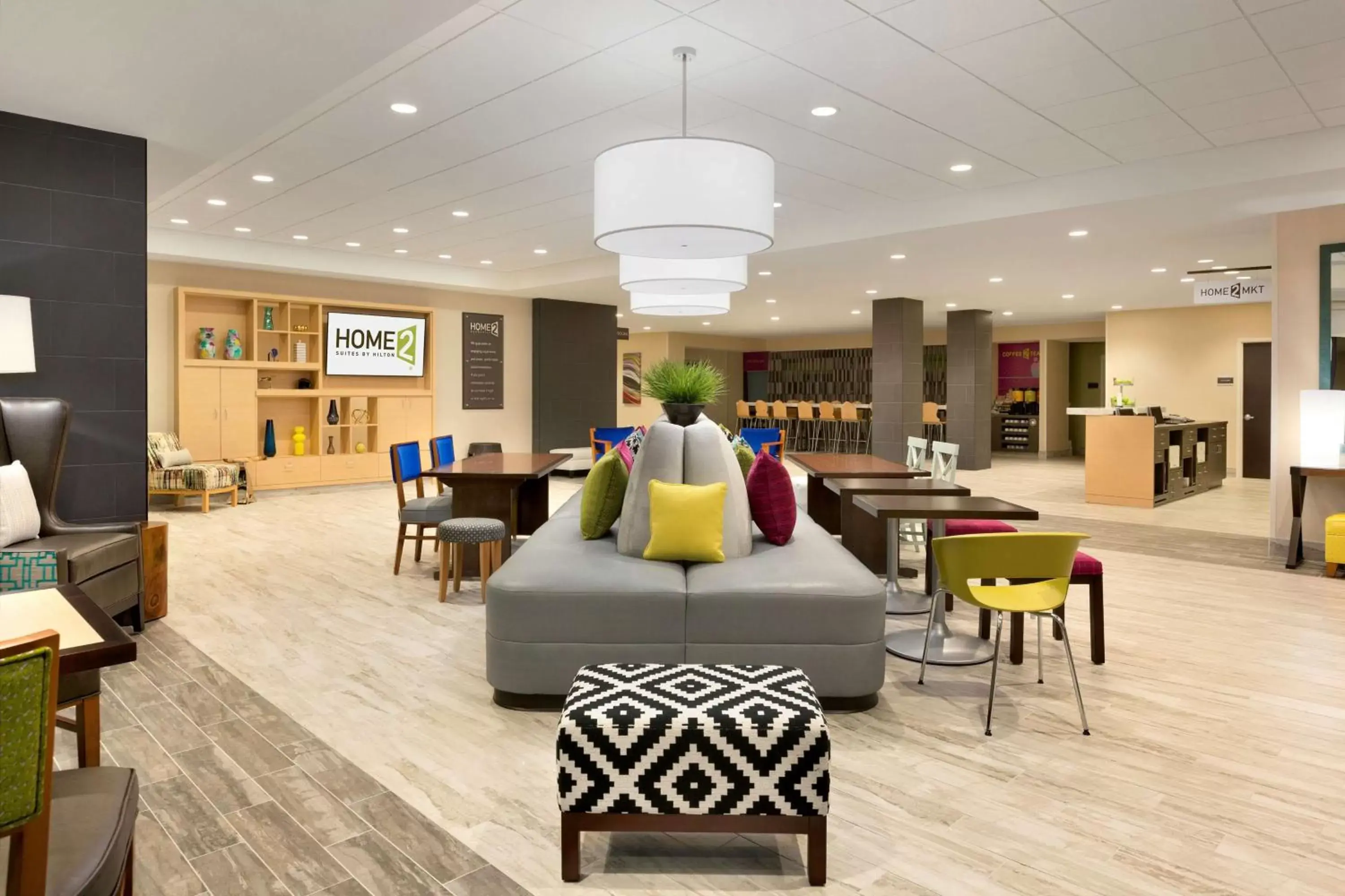 Lobby or reception in Home2 Suites By Hilton Hasbrouck Heights