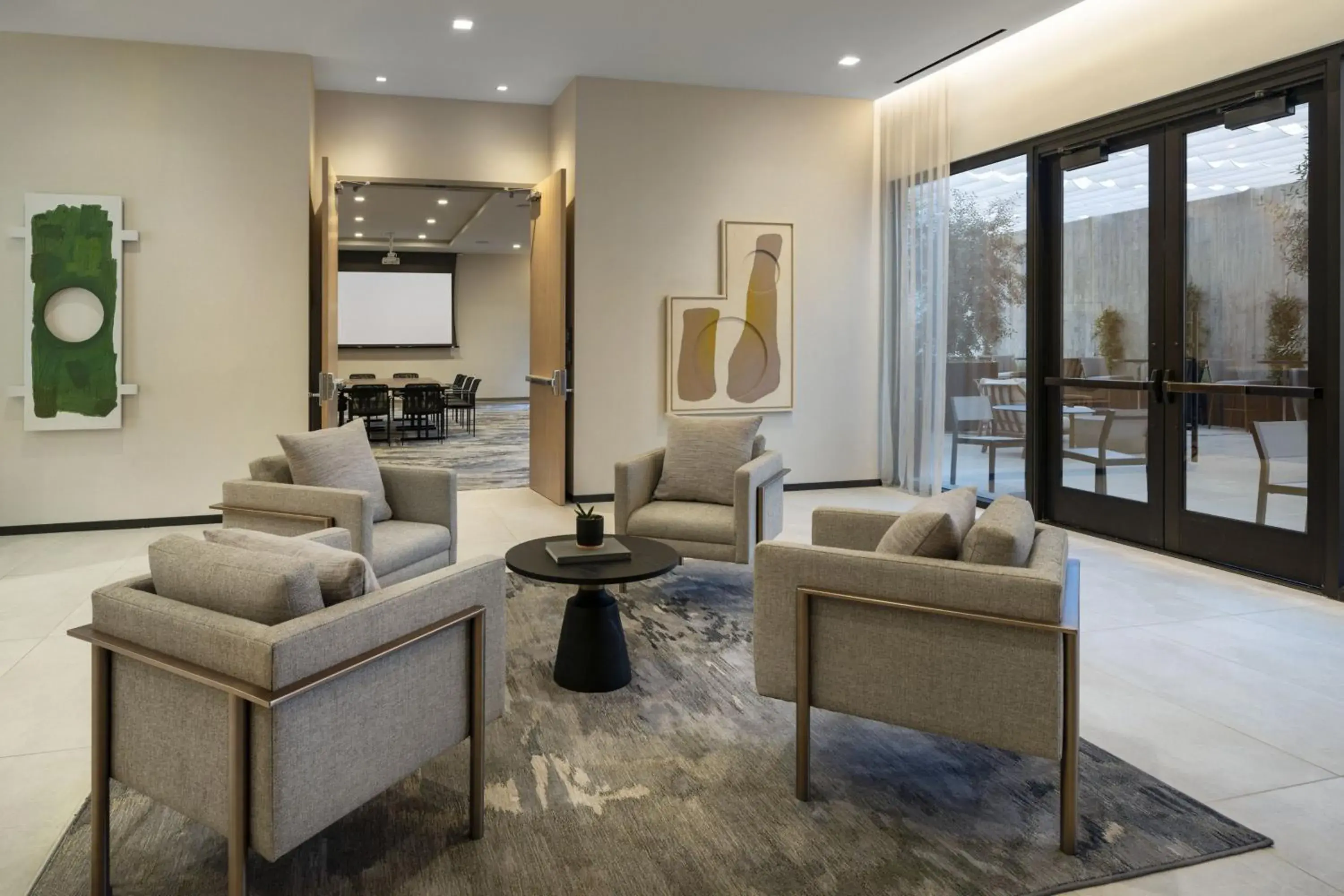 Meeting/conference room, Lobby/Reception in AC Hotel by Marriott San Rafael