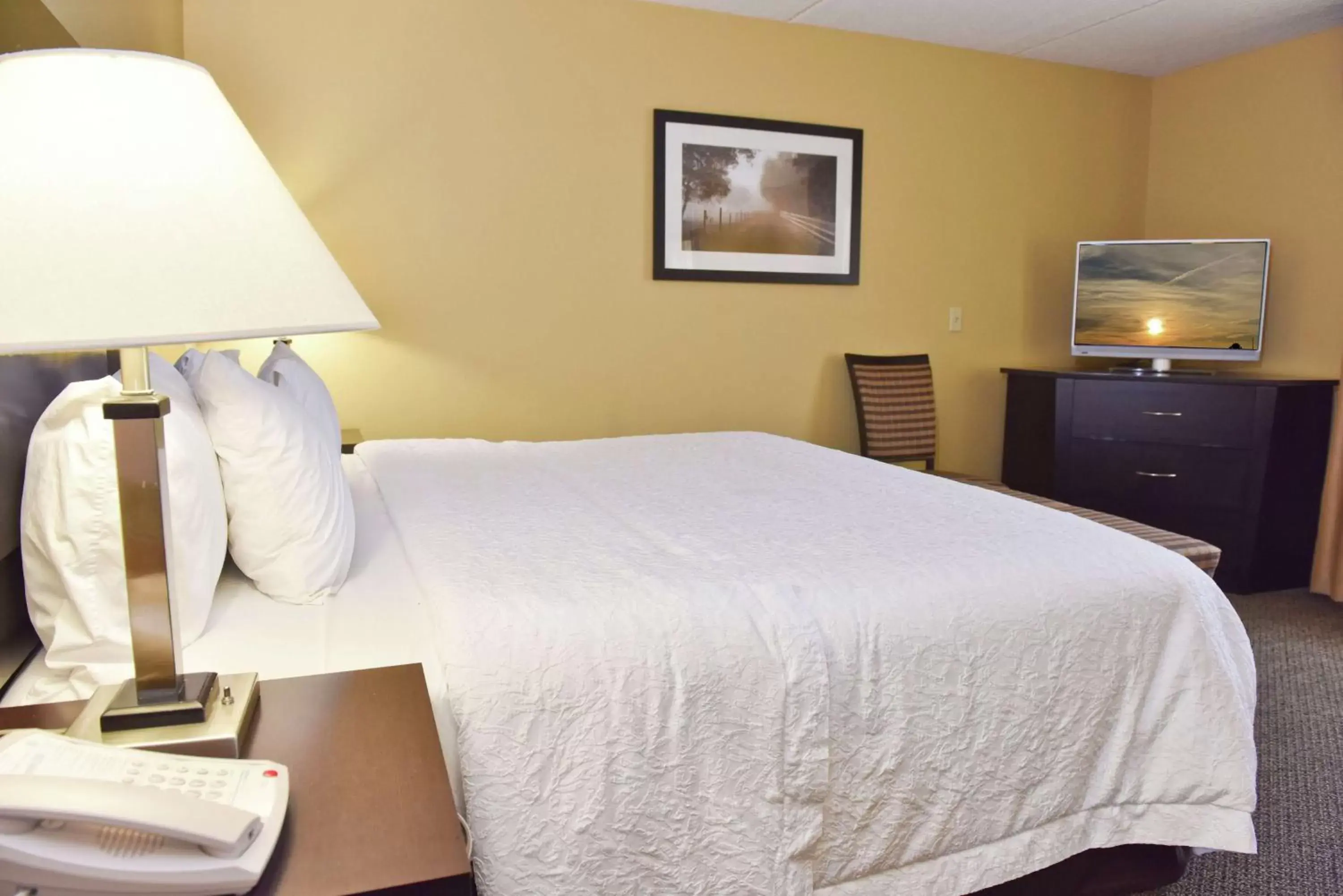 Bedroom, Bed in Hampton Inn & Suites Alexandria