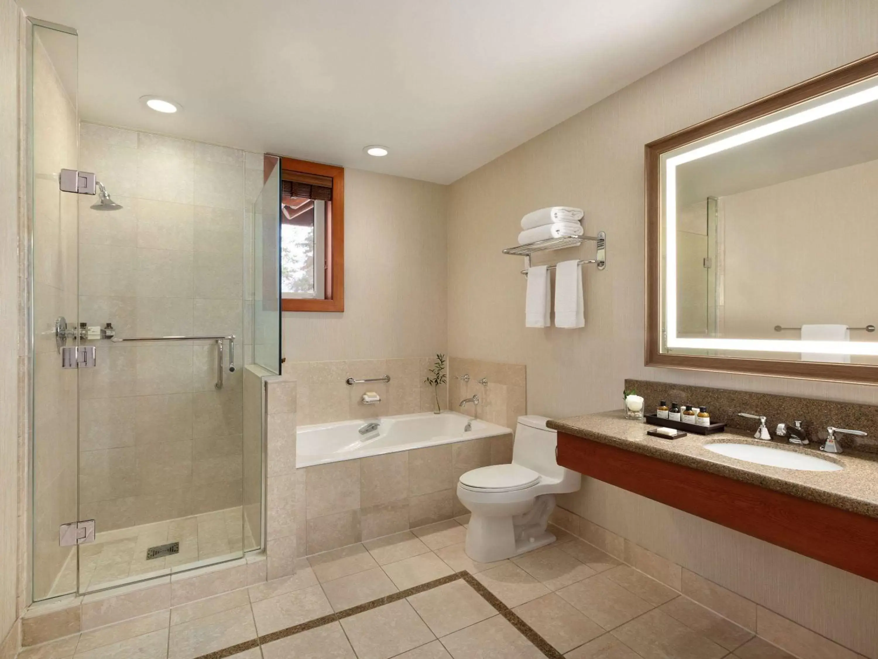 Shower, Bathroom in Fairmont Jasper Park Lodge