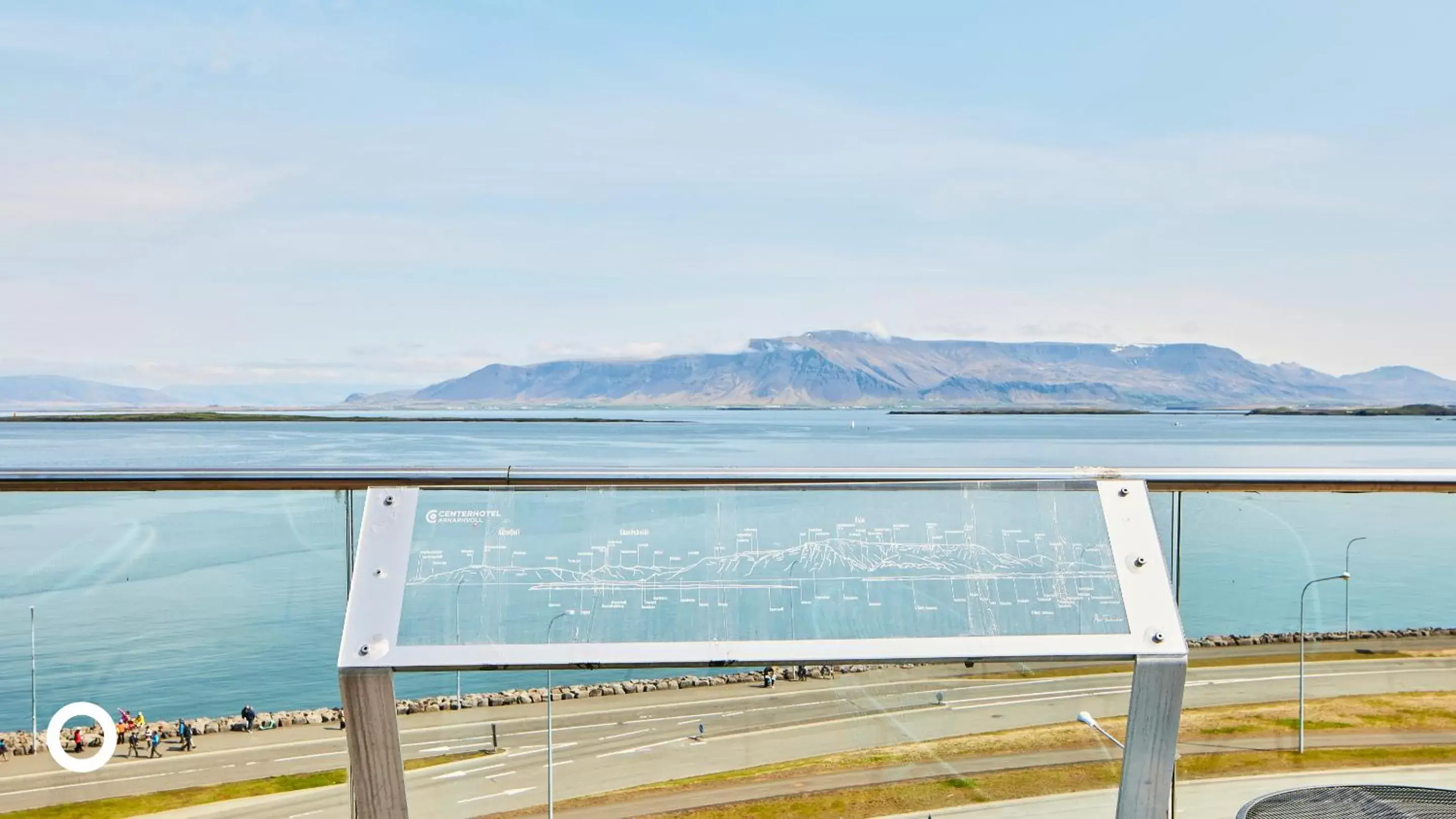 Sea view in Center Hotels Arnarhvoll Sea view in Center Hotels Arnarhvoll