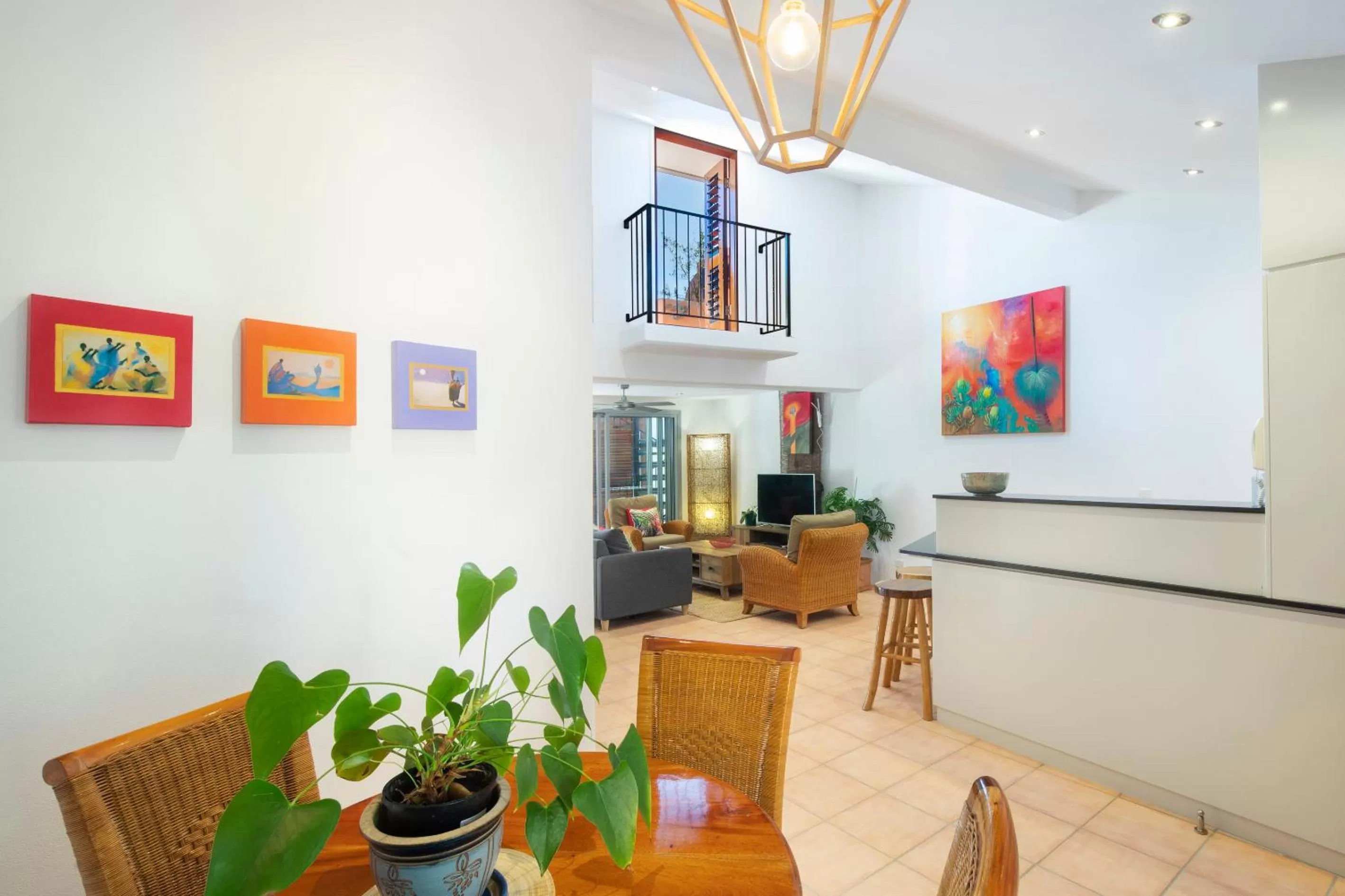 Dining area in L'Auberge Noosa