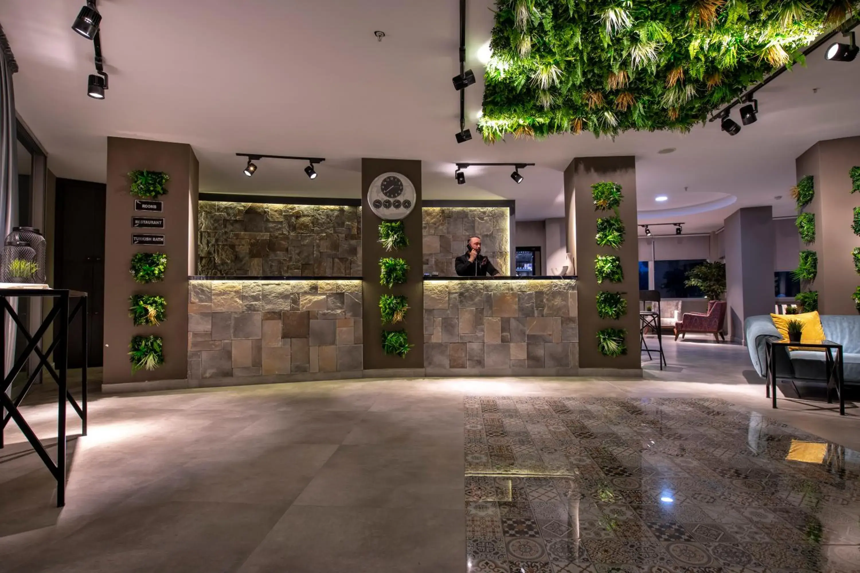 Lobby or reception in Tourist Hotel