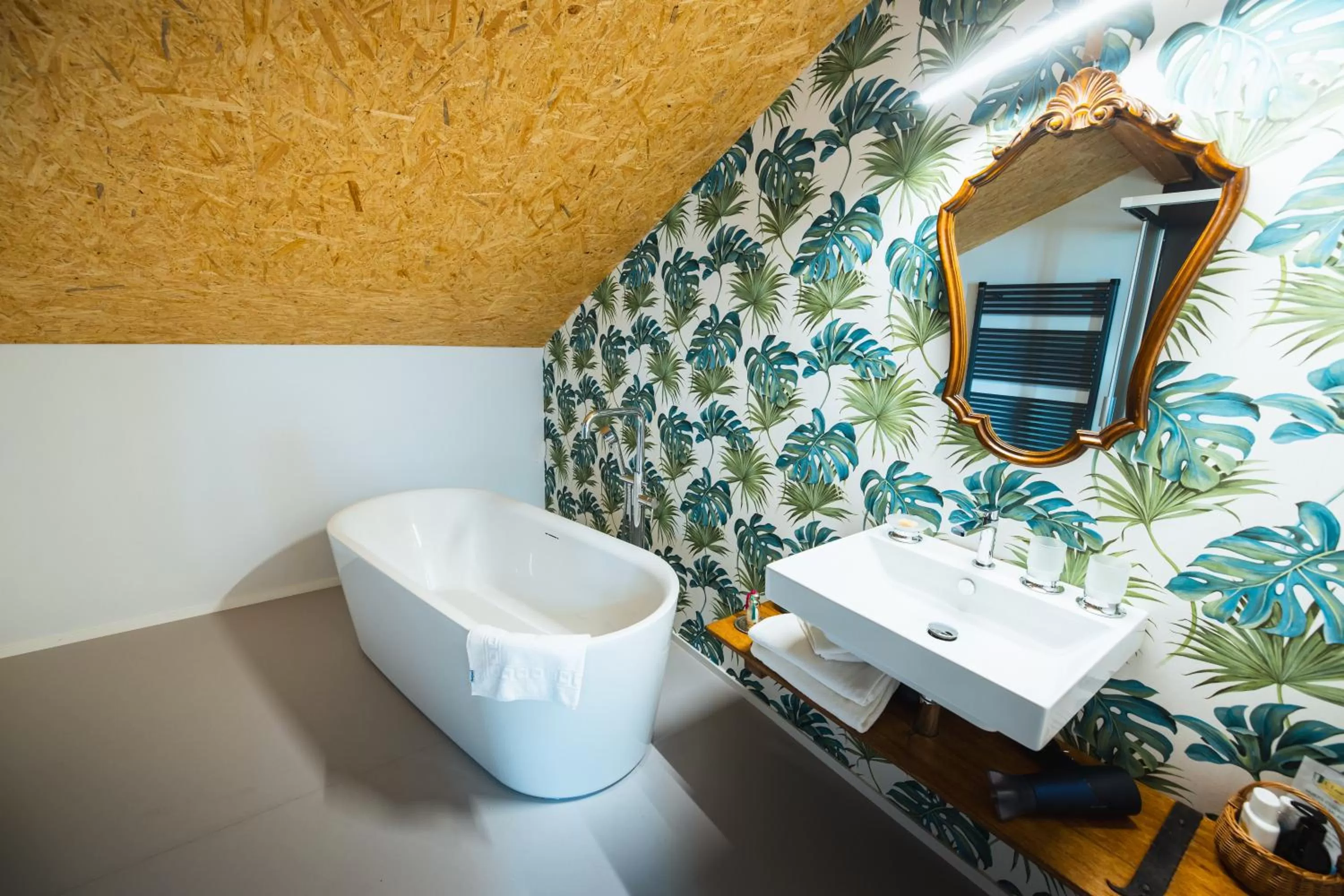 Bathroom in B&B La Forge de Diogne - luxury and cosy alpine lodge