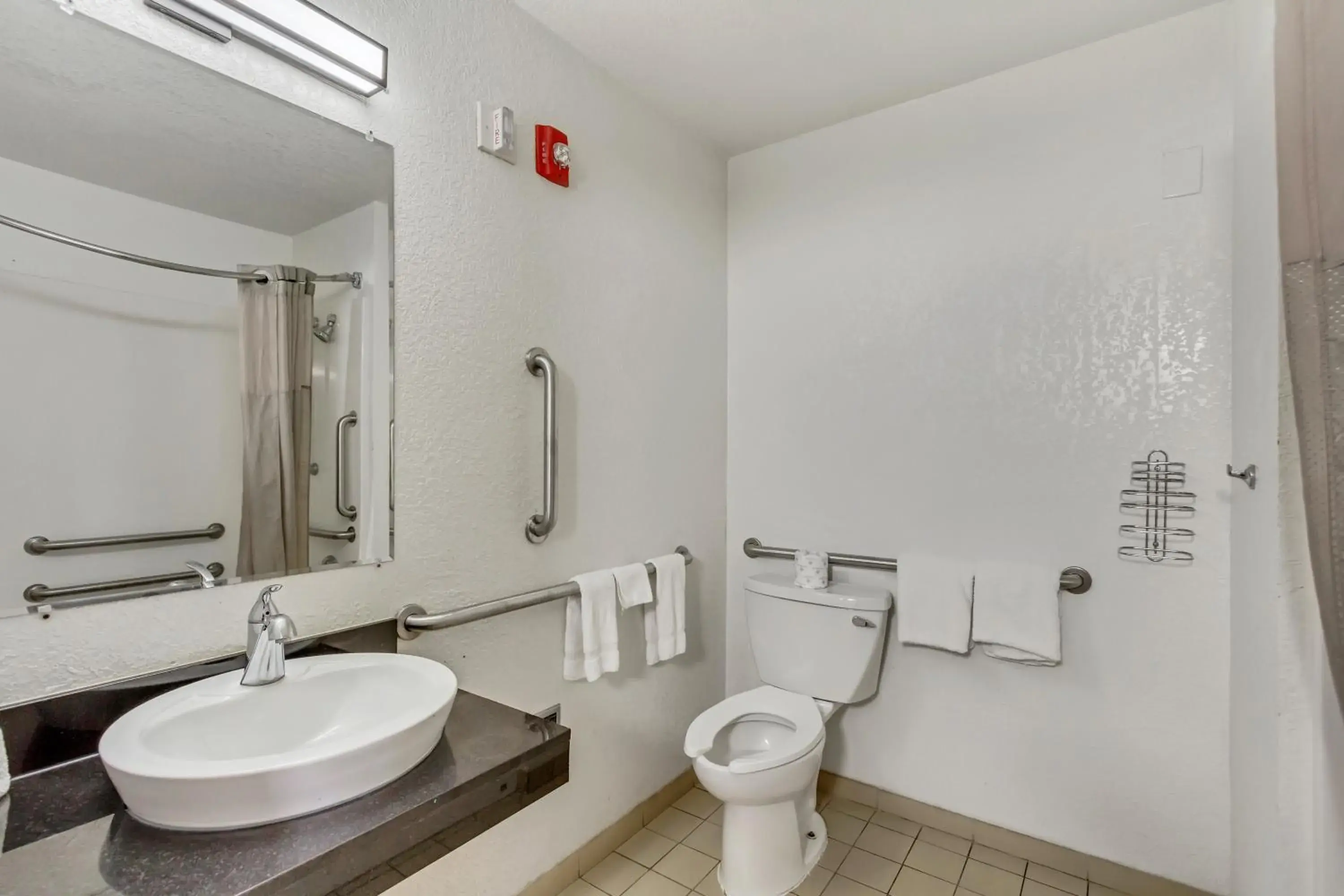 Shower in Motel 6 Ogden, UT- Downtown Shower in Motel 6 Ogden, UT- Downtown