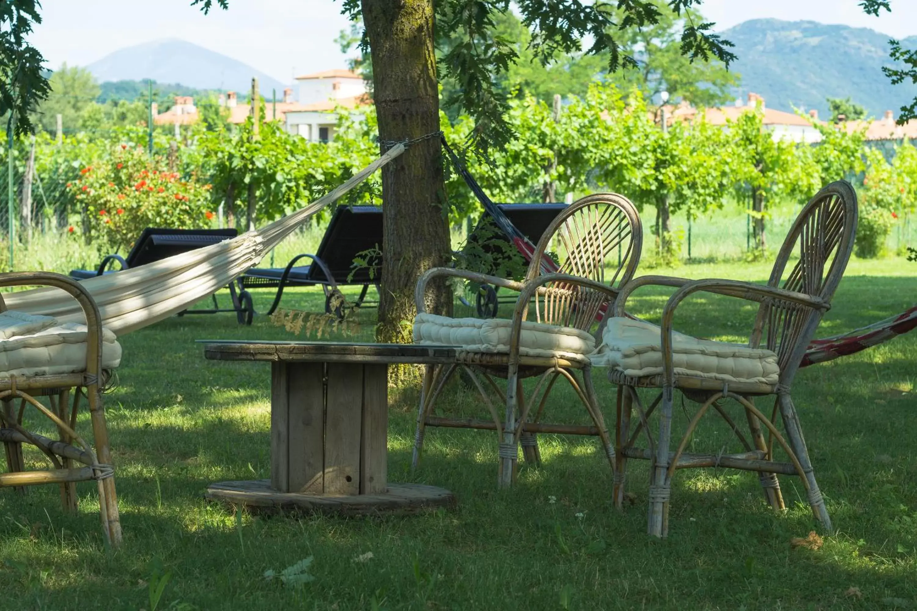 Garden in Villa Franca in Franciacorta