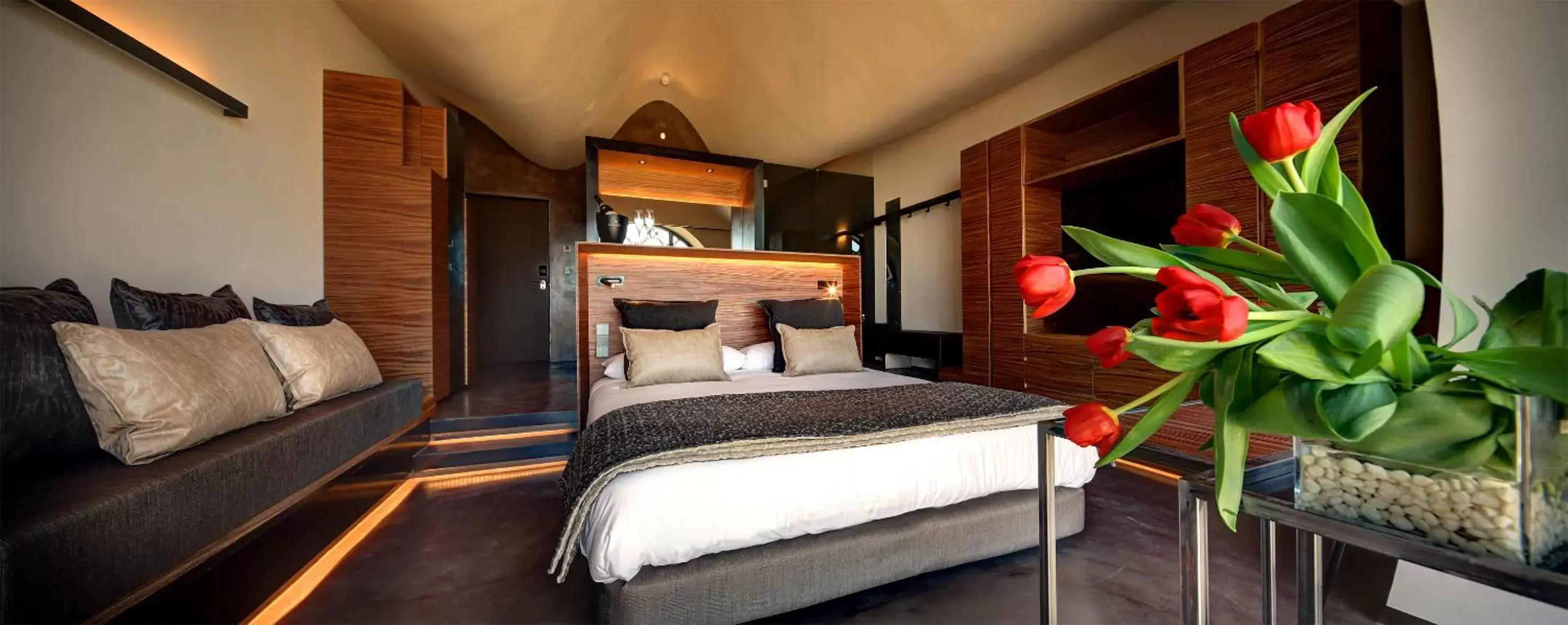 Bedroom, Bed in Mastinell Cava & Boutique Hotel by Olivia Hotels Collection