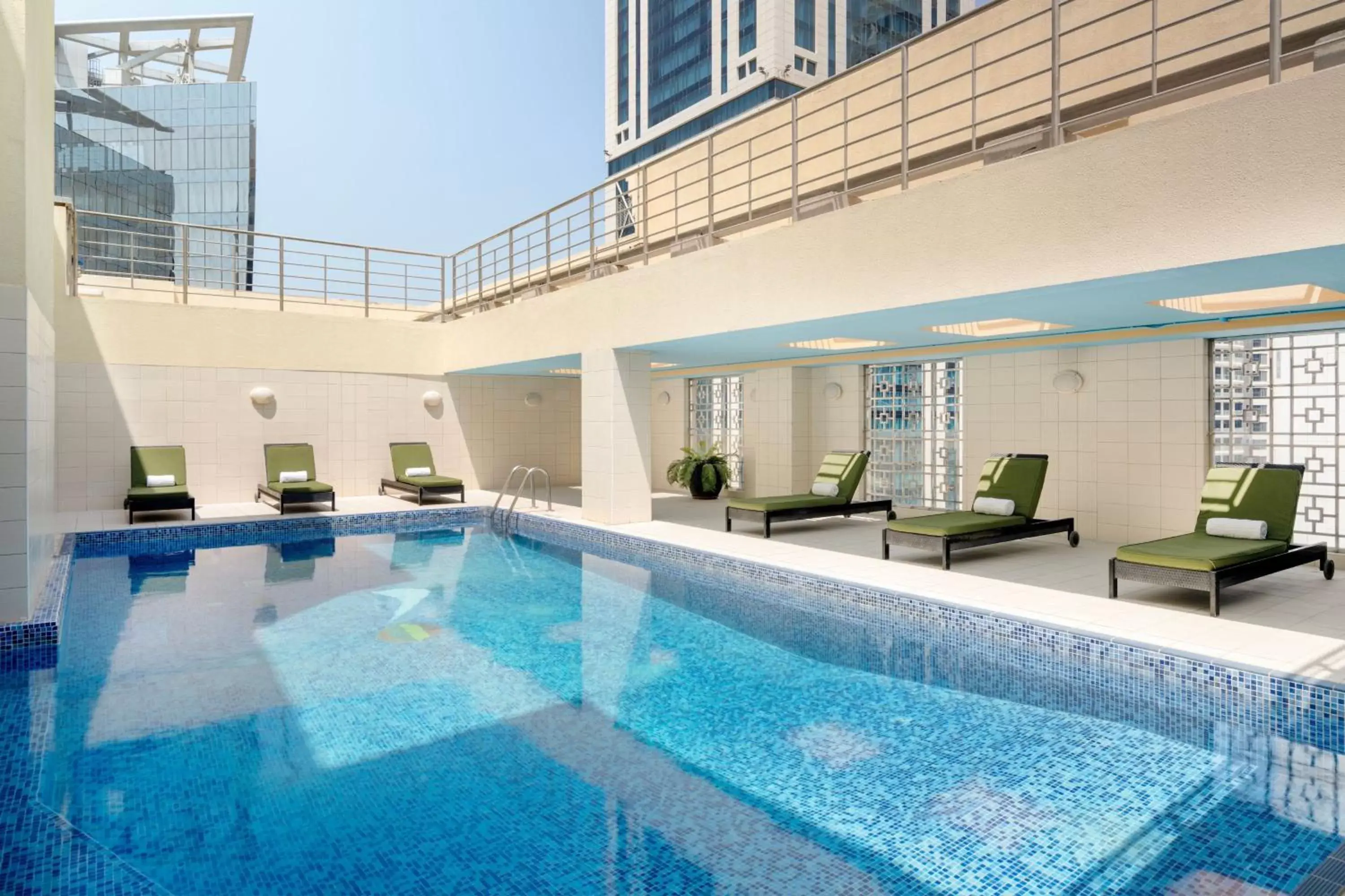 Swimming Pool in Marriott Executive Apartments City Center Doha