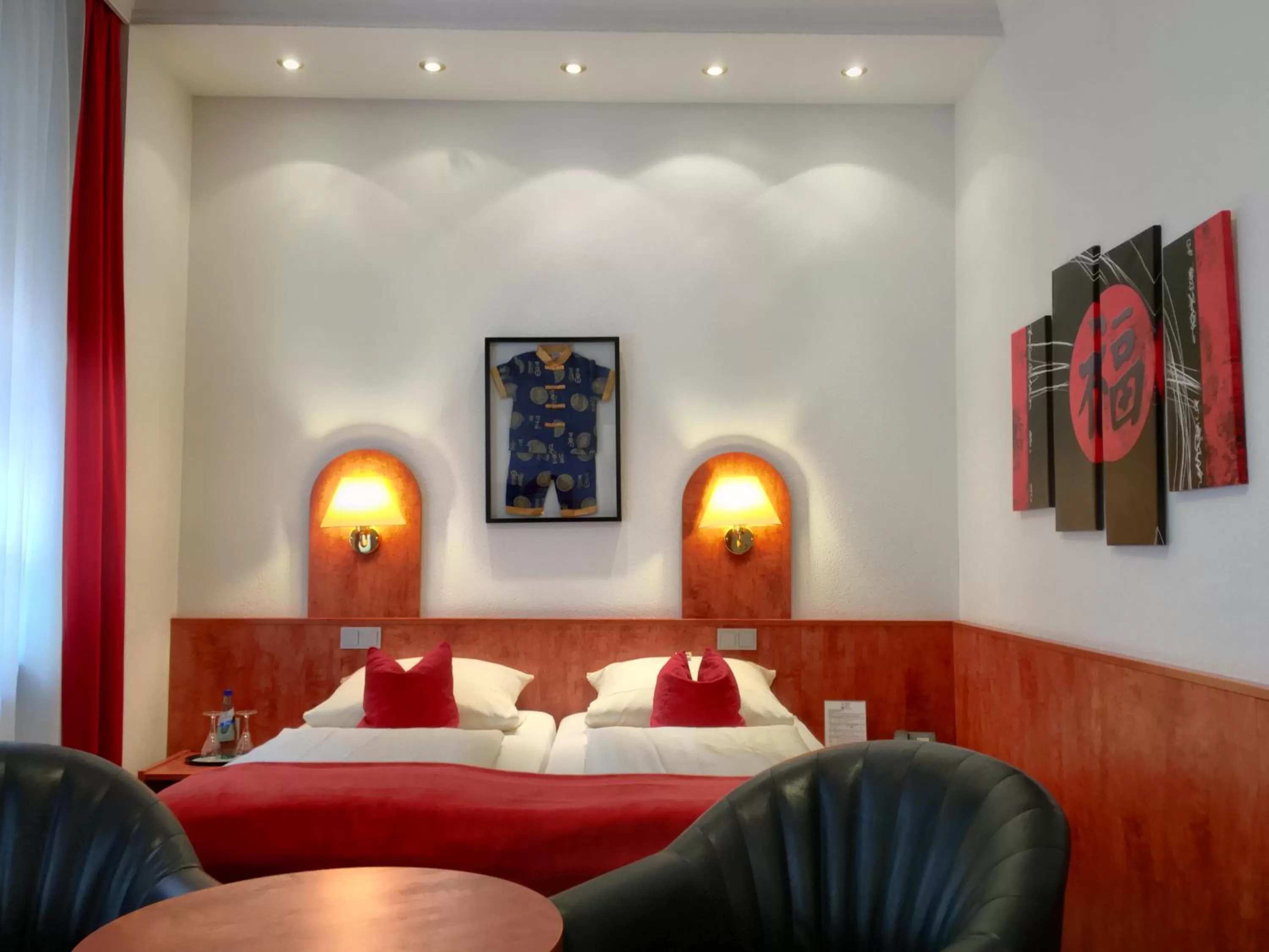 Bed in Hotel West an der Bockenheimer Warte