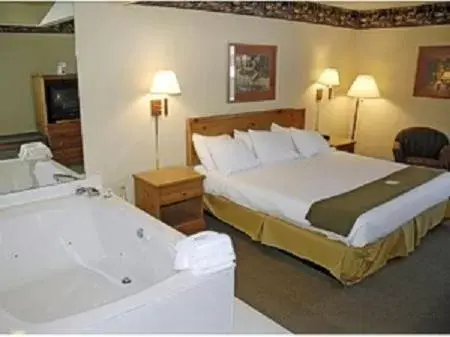 Photo of the whole room, Bed in Pellston Lodge Photo of the whole room, Bed in Pellston Lodge