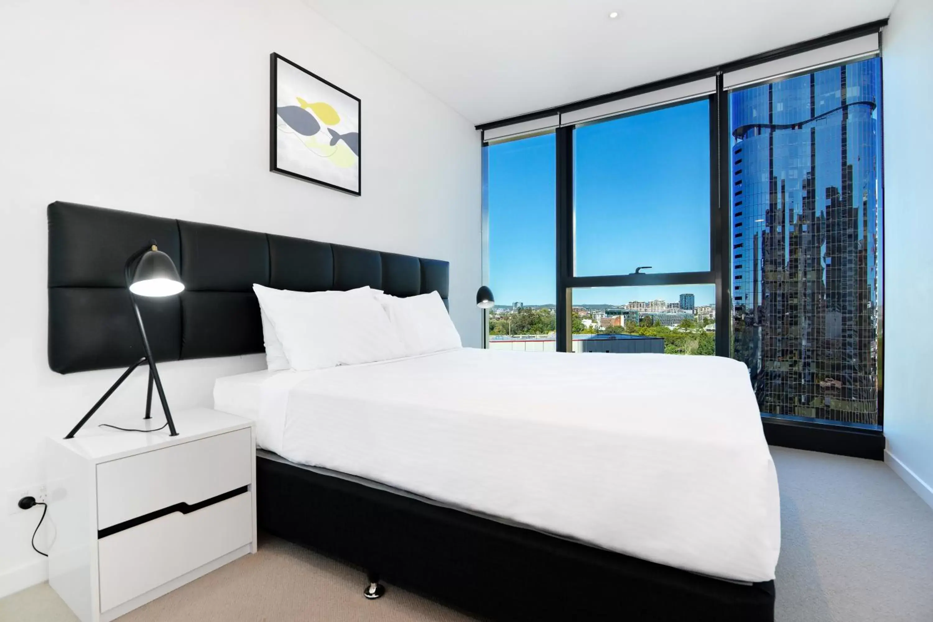 Bed in Brisbane Skytower by CLLIX