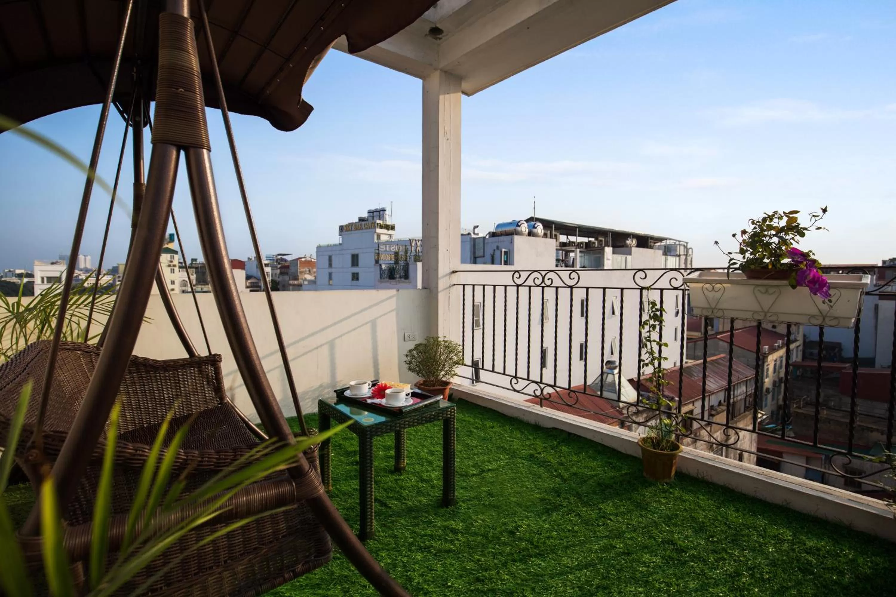 Balcony/Terrace in HANOI FLORA HOTEL