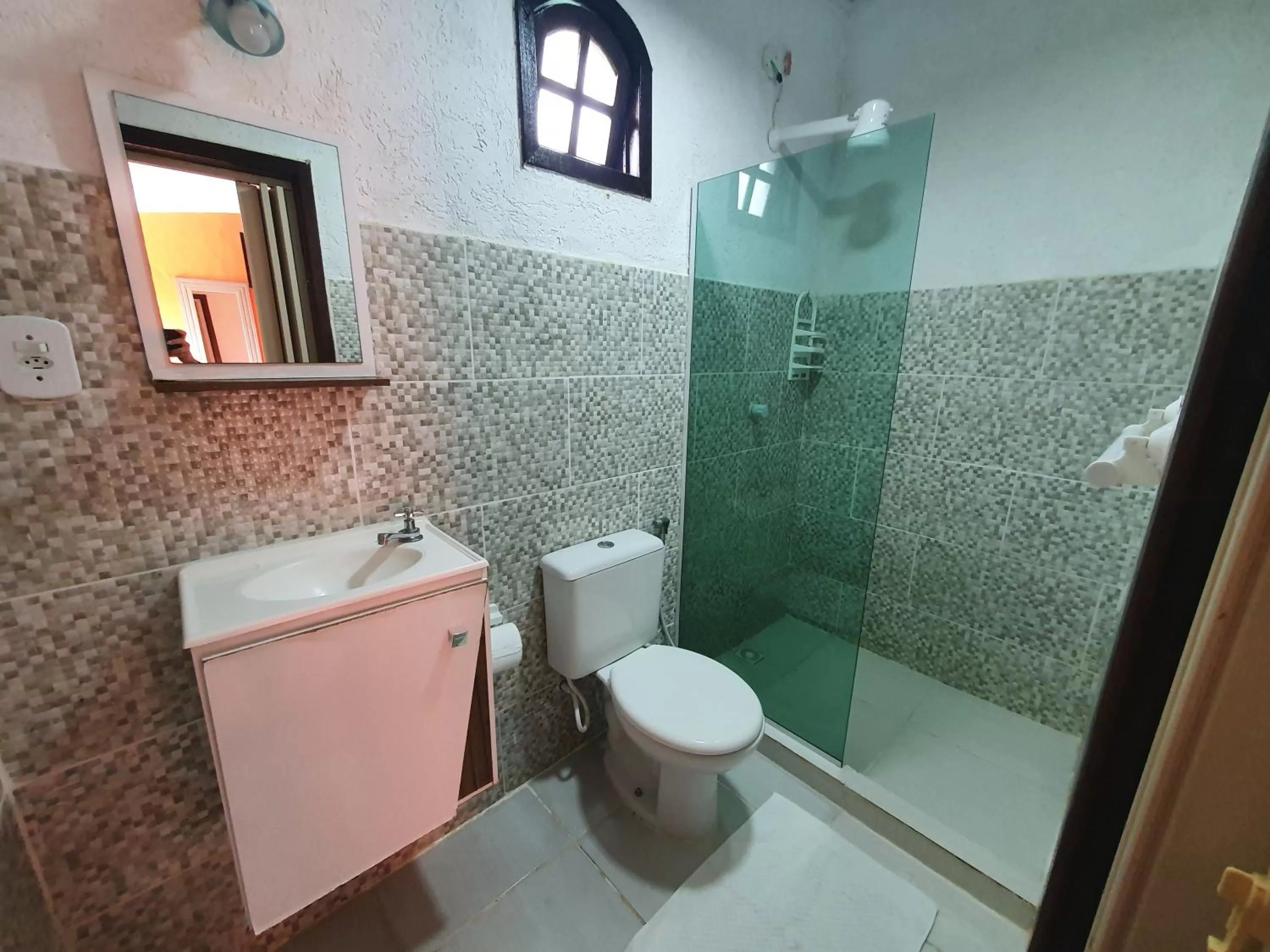 Bathroom in Suítes Casa do Barão