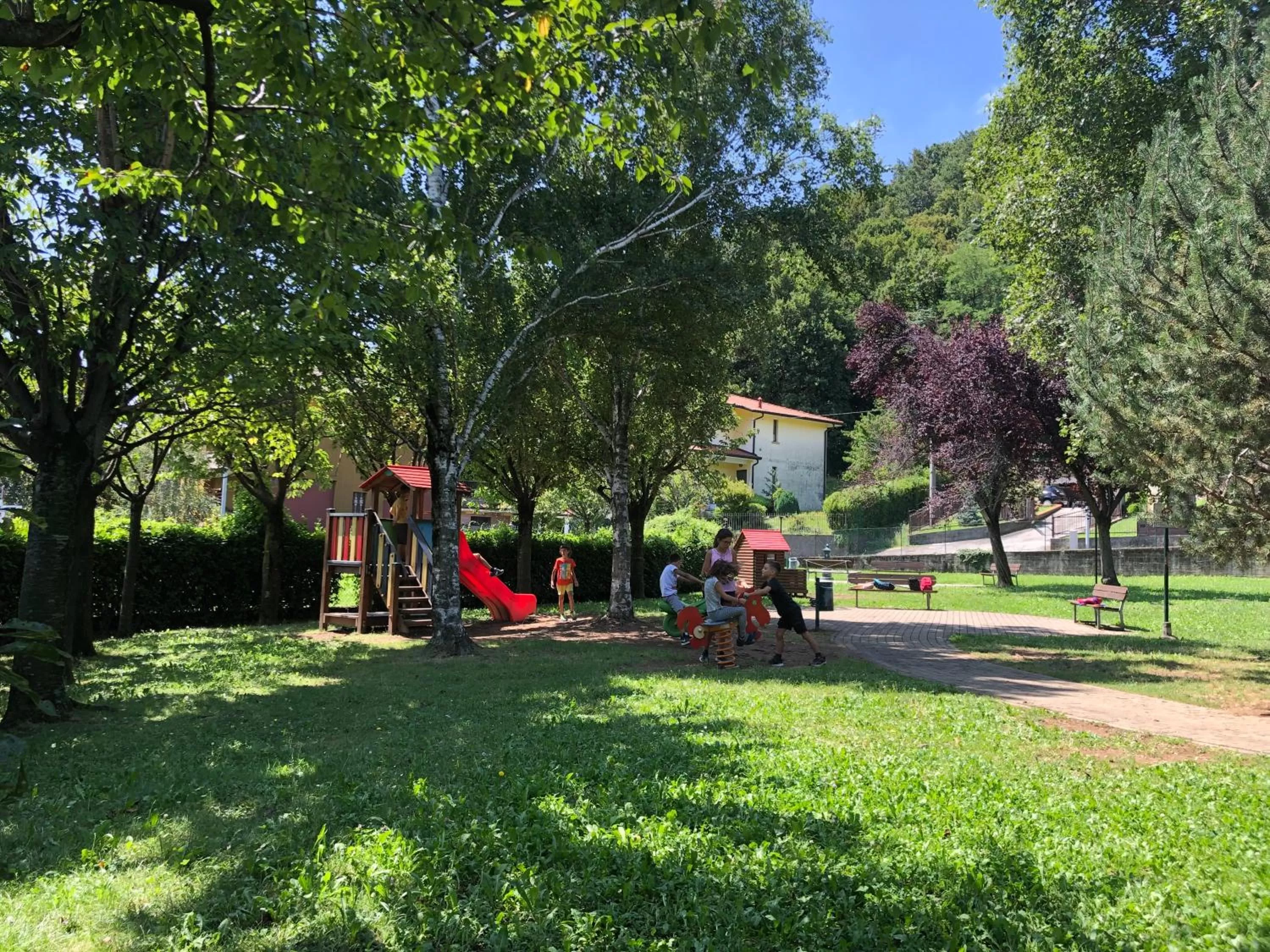 Children play ground in Aldeia Bianca Village