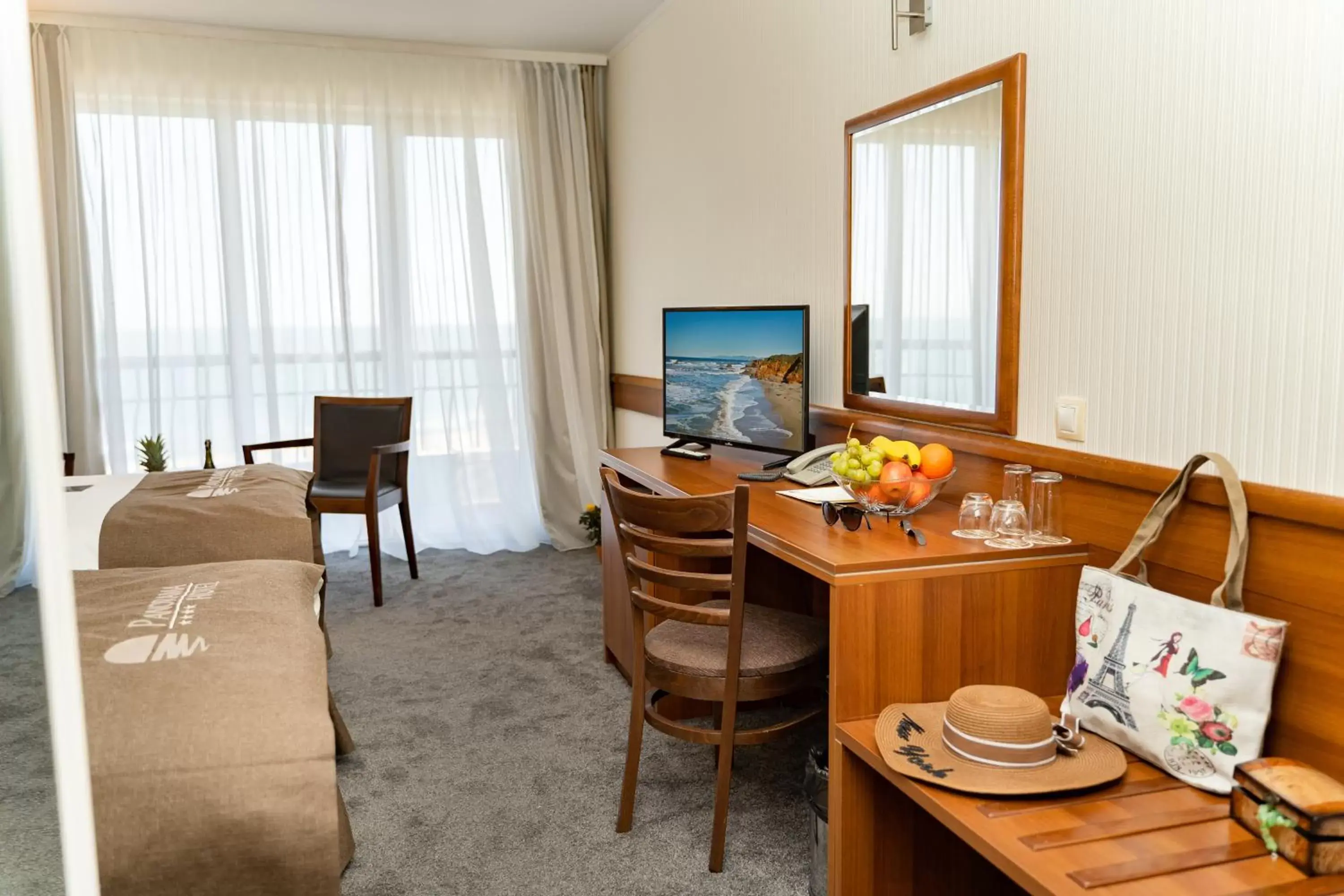 Standard Double Room with Sea View (2 Adults) in Panorama Hotel - Free EV Charging Station Standard Double Room with Sea View (2 Adults) in Panorama Hotel - Free EV Charging Station