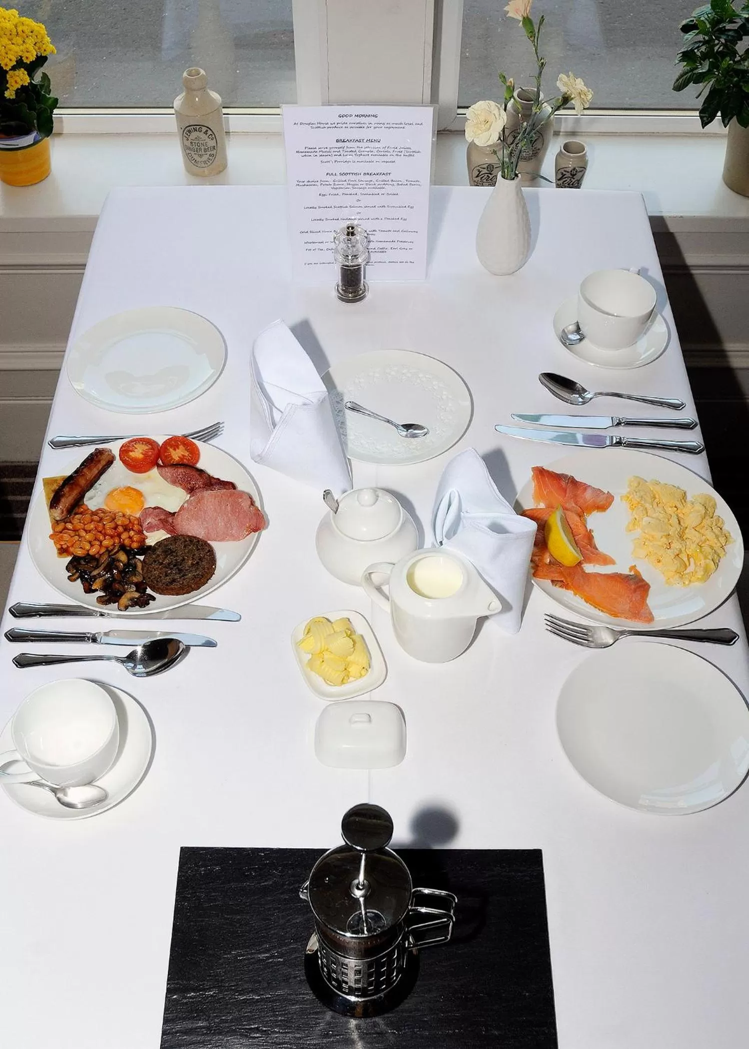 English/Irish breakfast in Douglas House