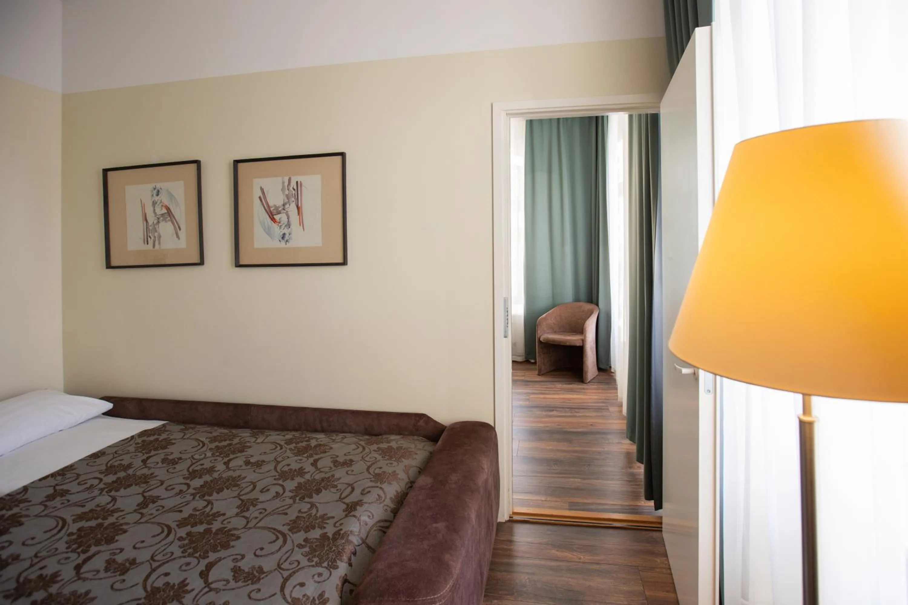 Bed in Hotel St. Barbara