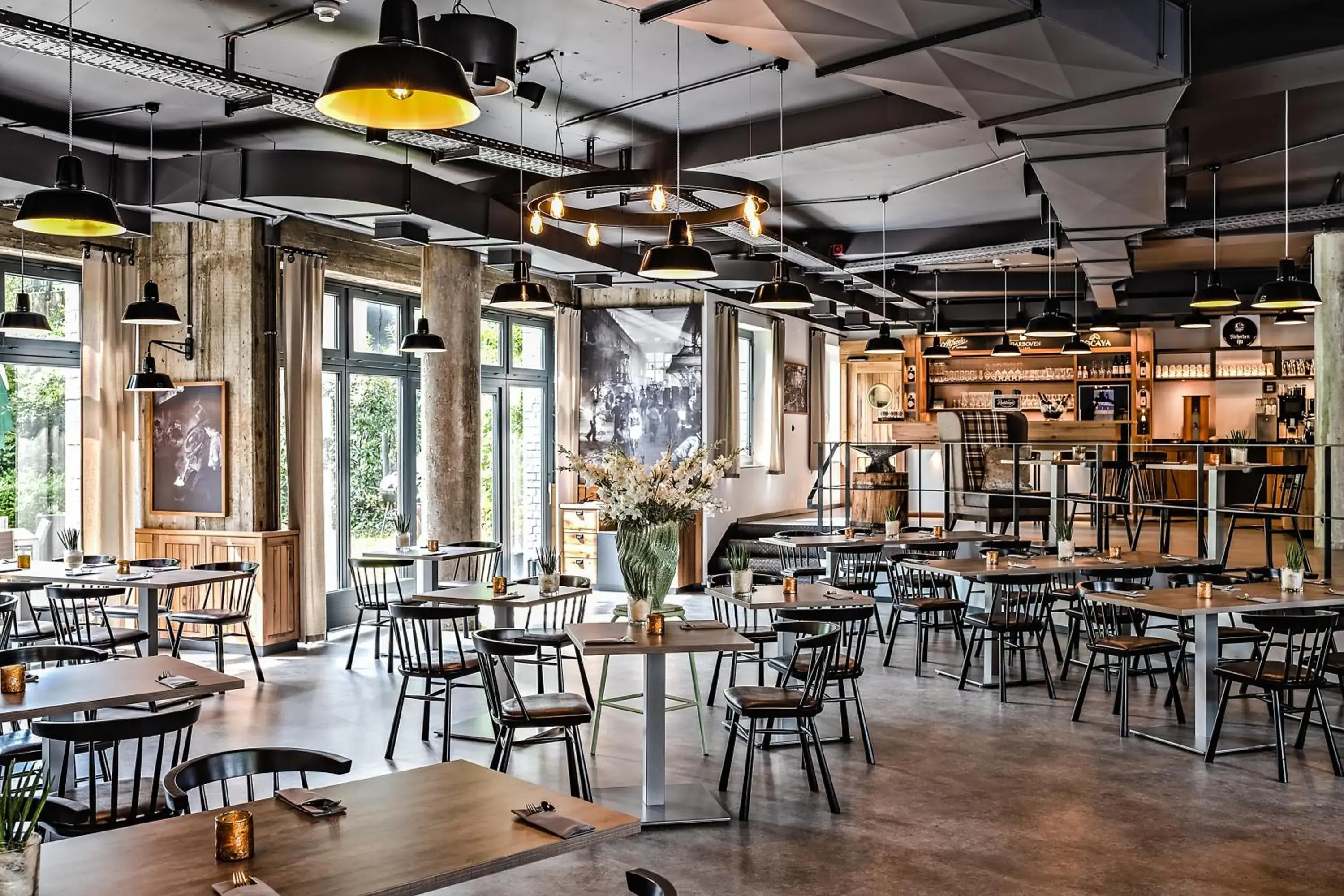 Dining area, Restaurant/Places to Eat in Haus am Park - Ihr Gästehaus in Velbert