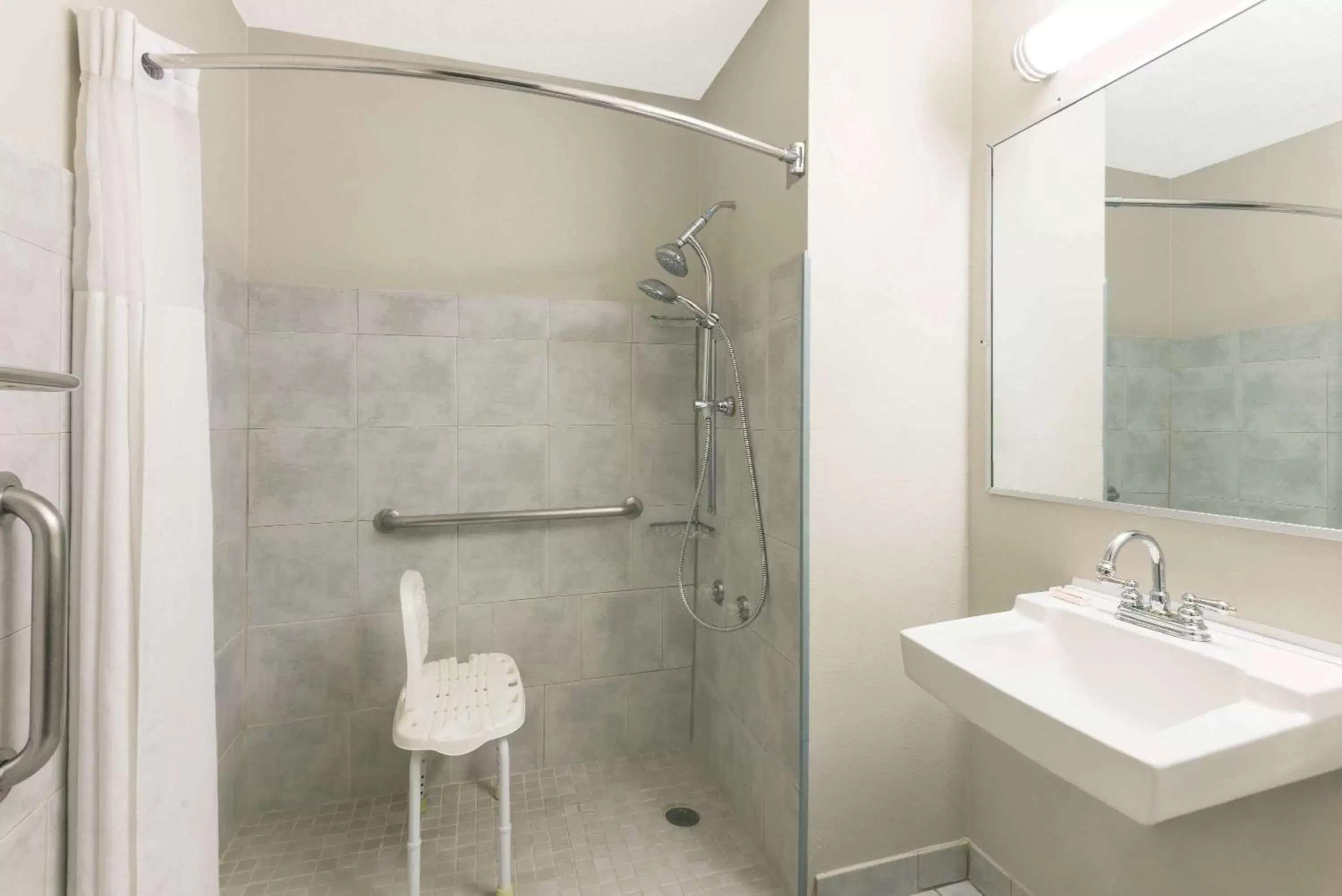 Shower, Bathroom in Microtel Inn by Wyndham Henrietta