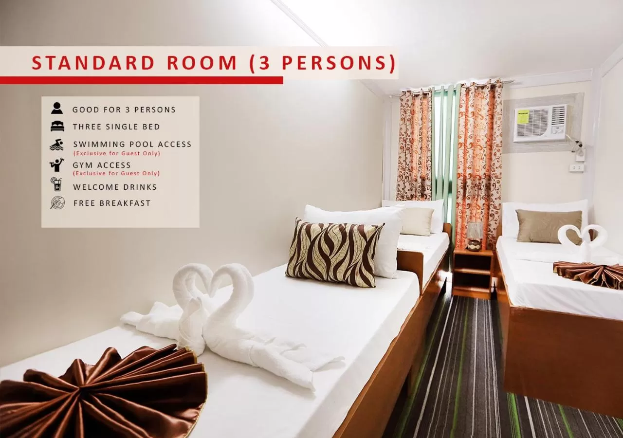 Bedroom in Aerostop Hotel and Restaurant