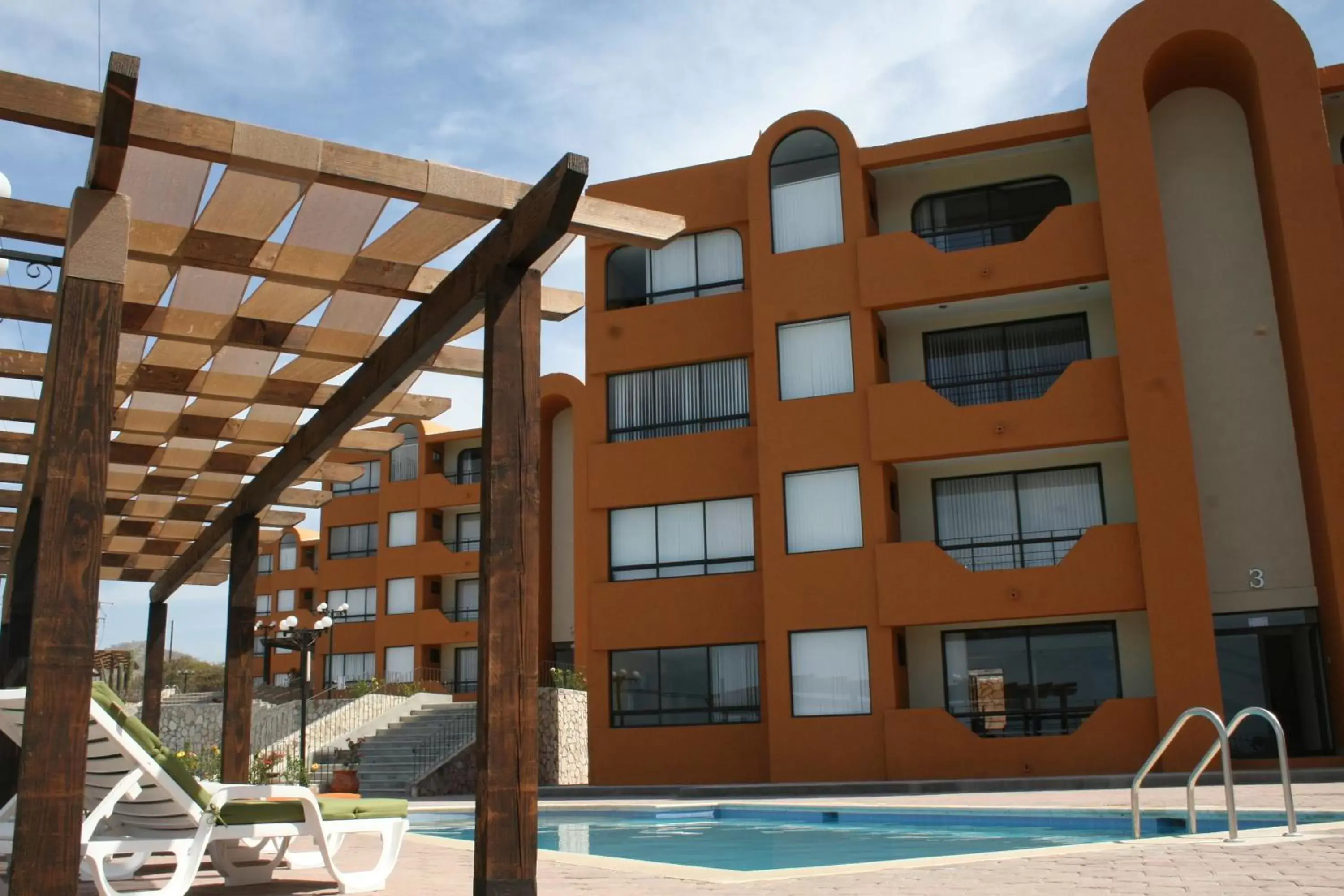 Swimming pool, Property Building in Sunrock Hotel & Suites