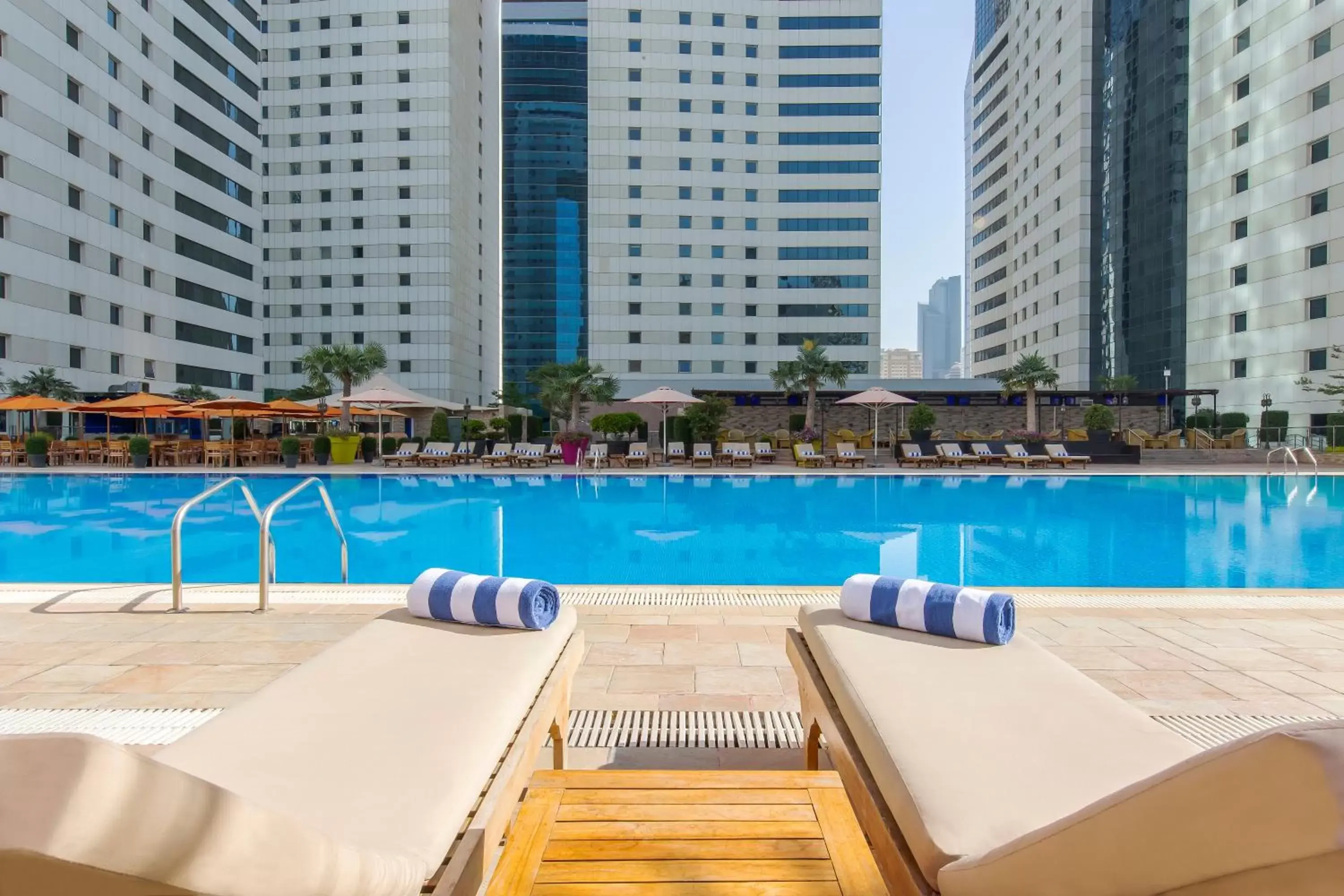 Swimming pool in Ezdan Hotel West Bay Swimming pool in Ezdan Hotel West Bay