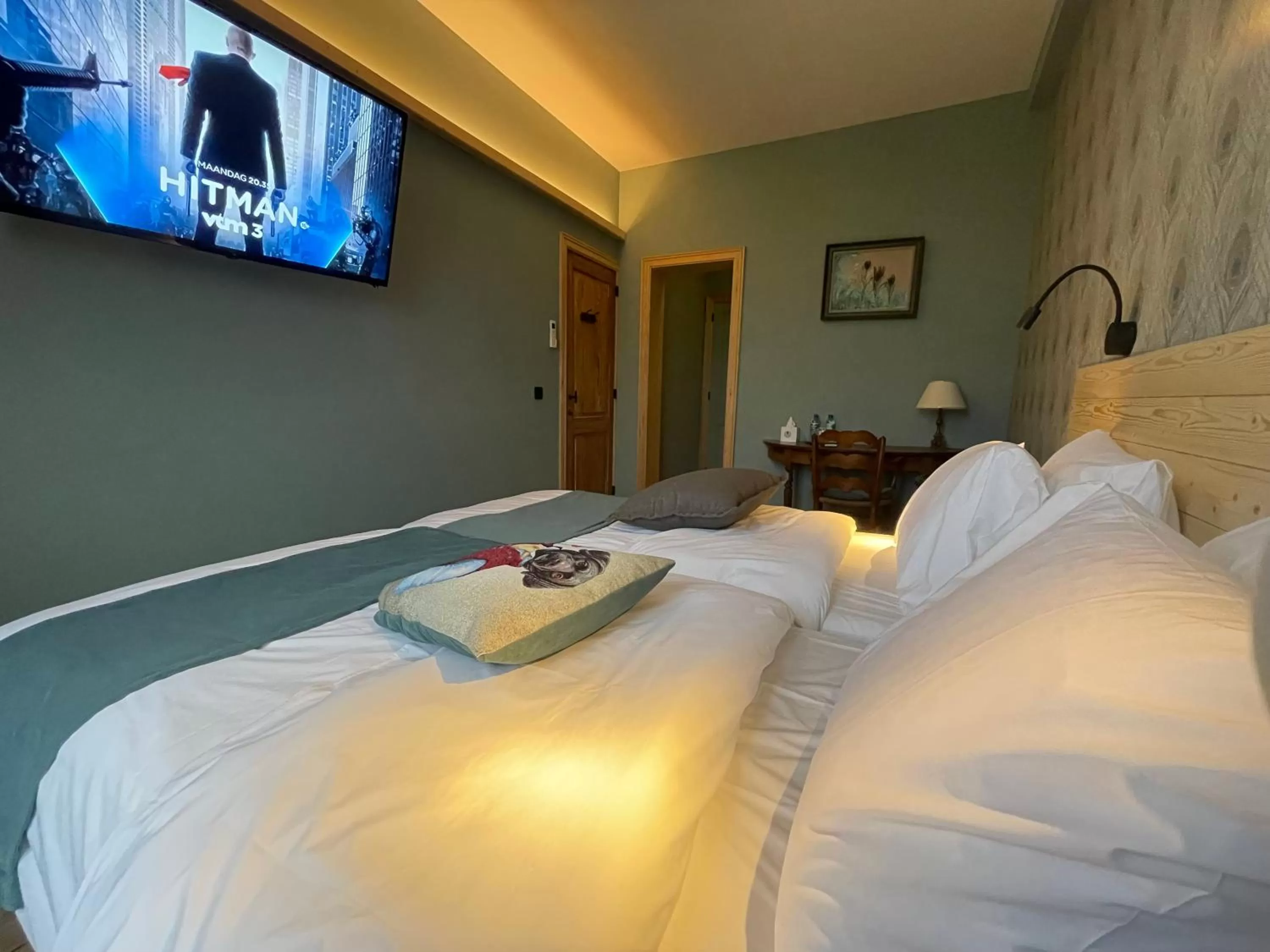 Bedroom, Bed in Hôtel Demelenne