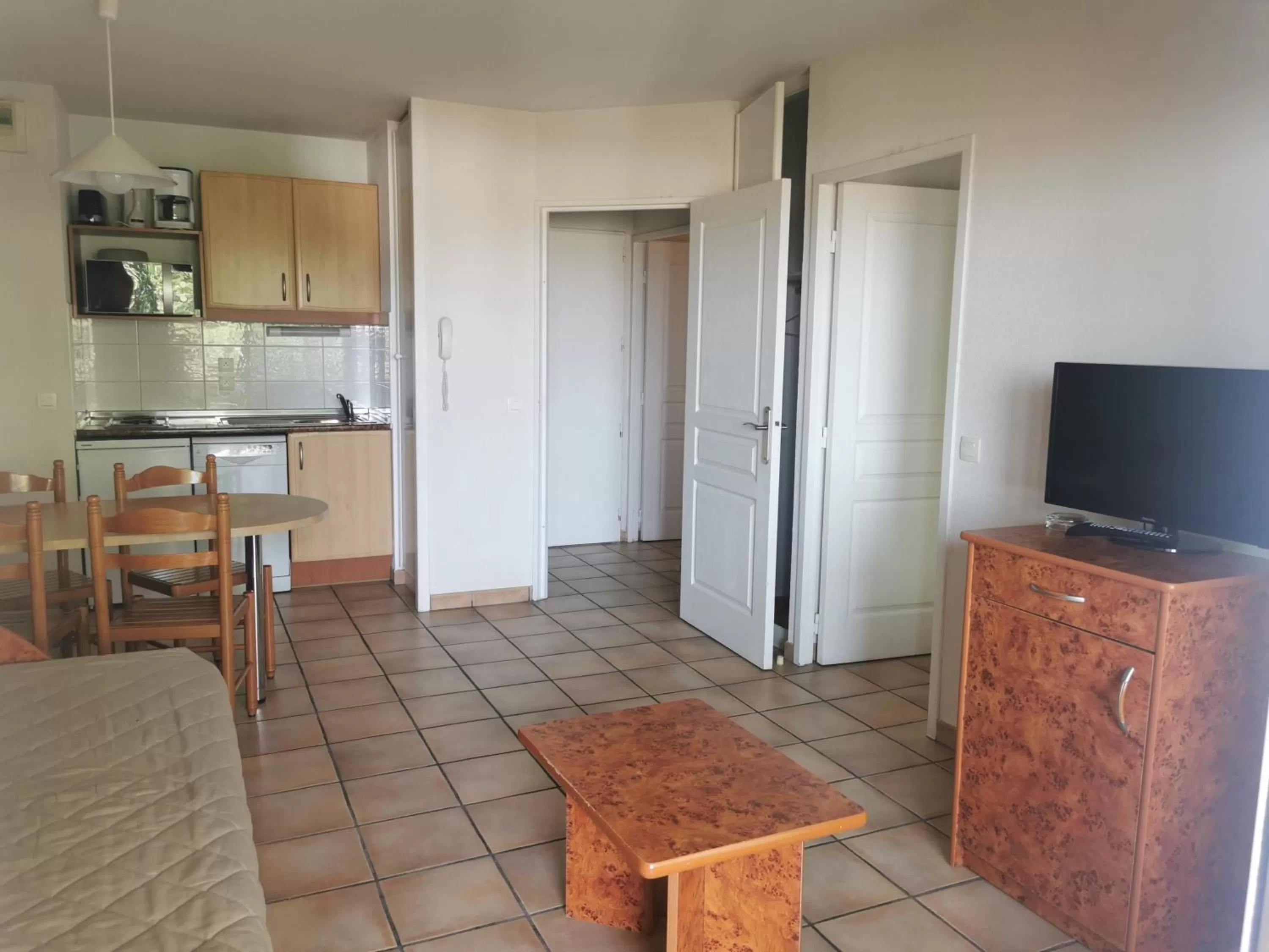 Kitchen or kitchenette in Résidence Mer & Golf Soko-Eder