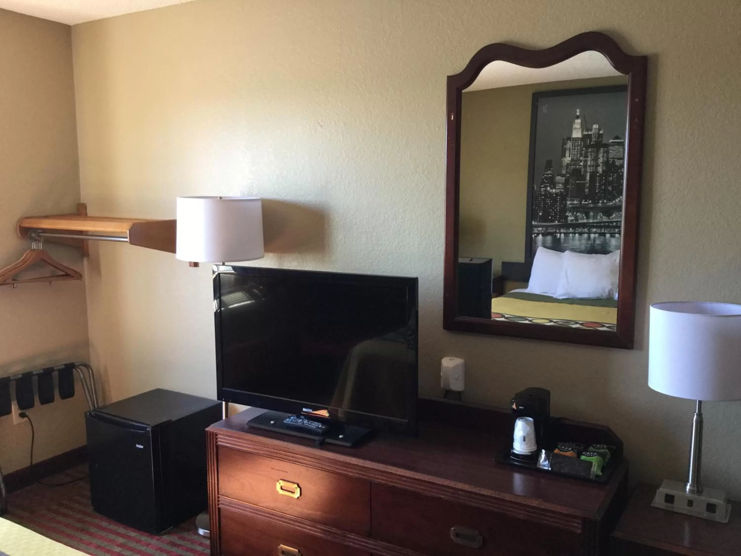 Bed in Super 8 by Wyndham Amsterdam