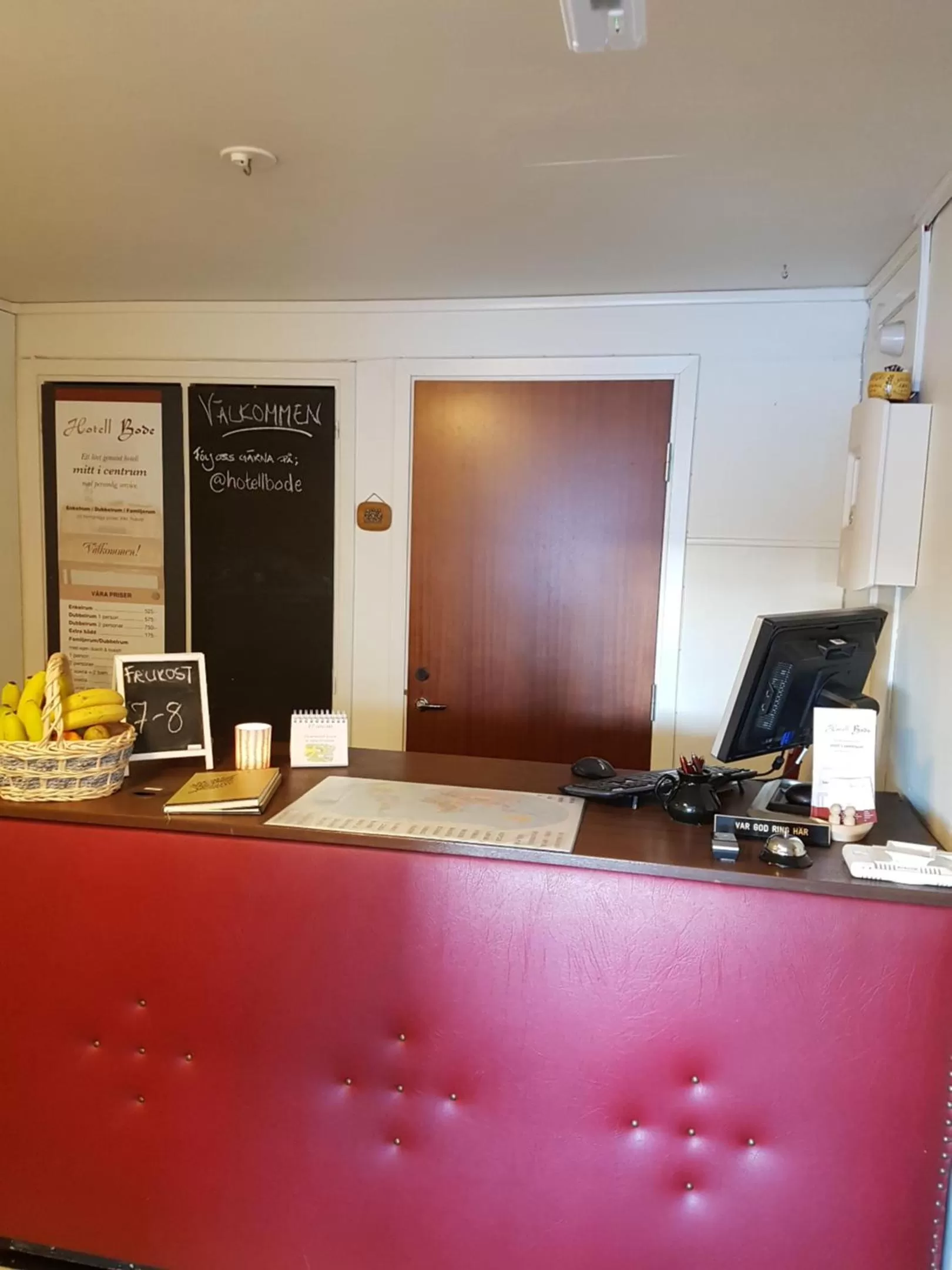 Lobby or reception in Hotell Bode