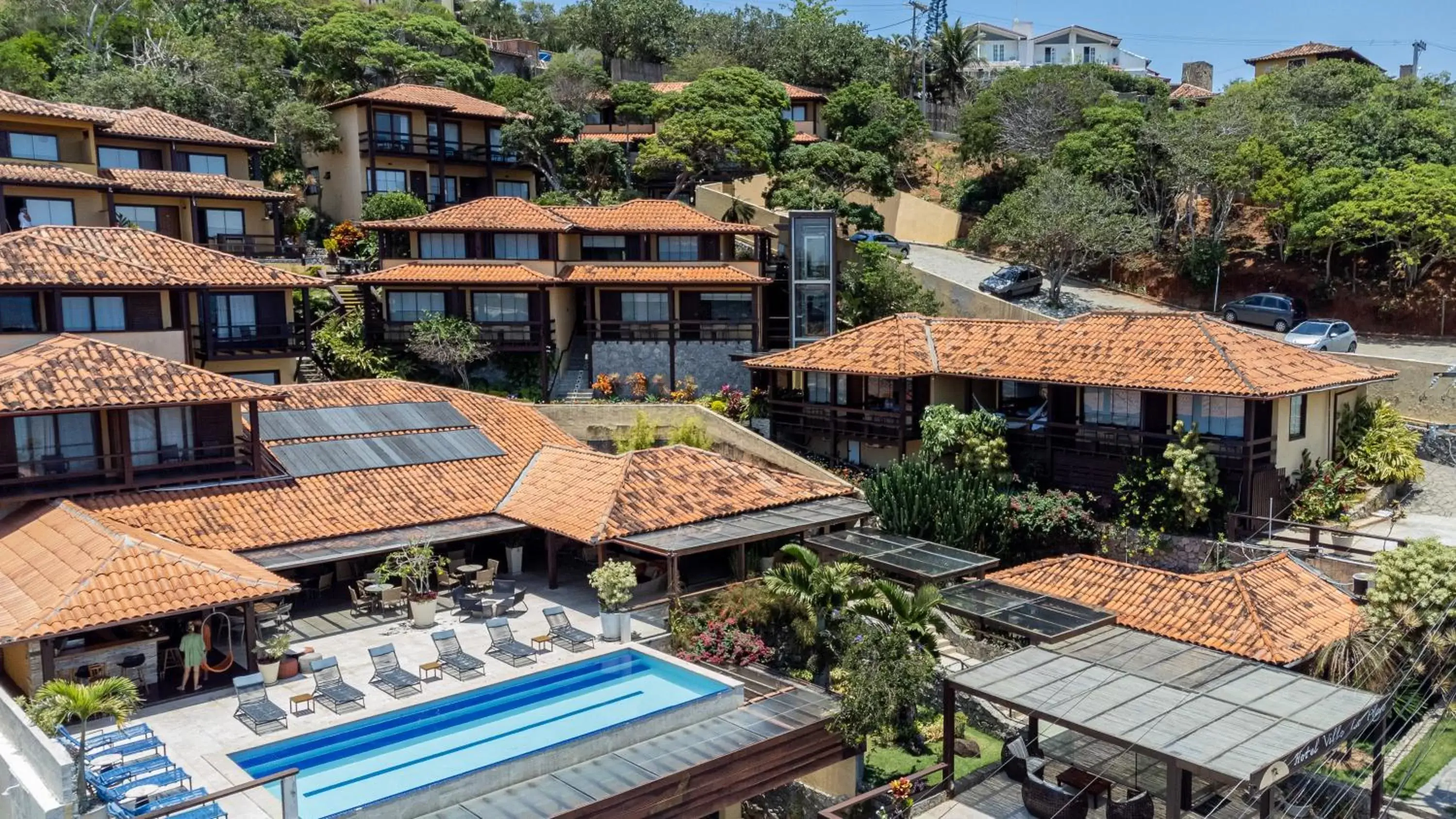 Property building, Bird's-eye View in HOTEL VILLE LA PLAGE & BEACH CLUB